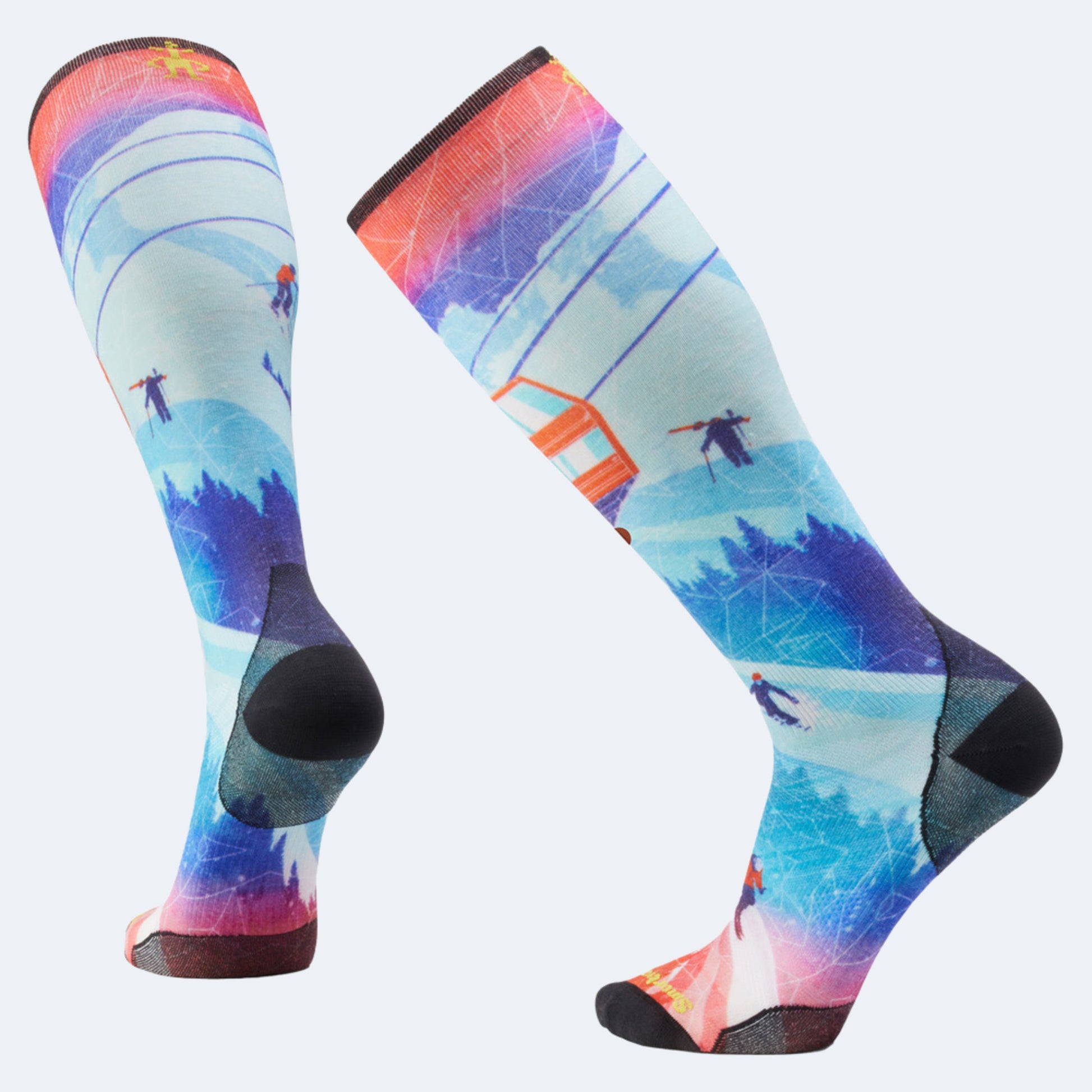 Smartwool Ski Zero Cushion Ski Day Print OTC Socks