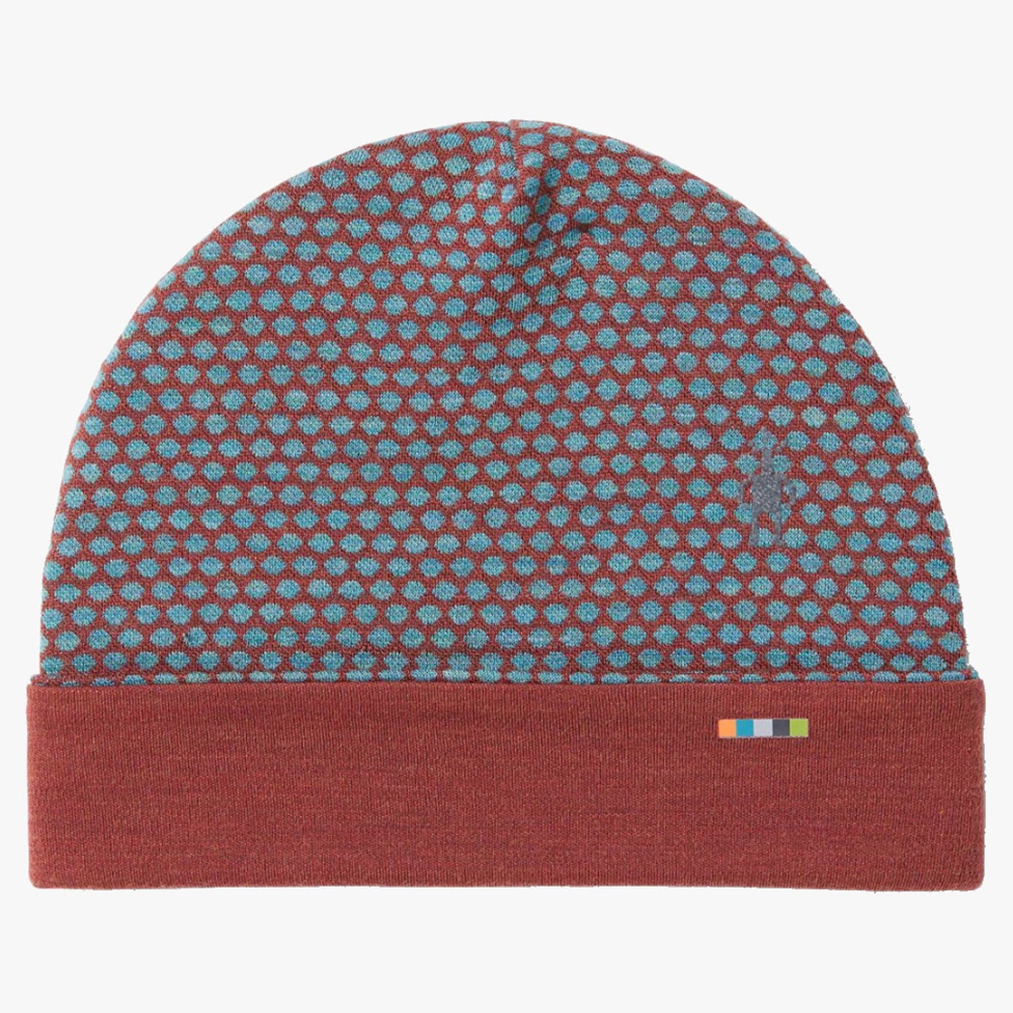 Smartwool Thermal Merino Reversible Cuffed Beanie - Pecan Brown Dot