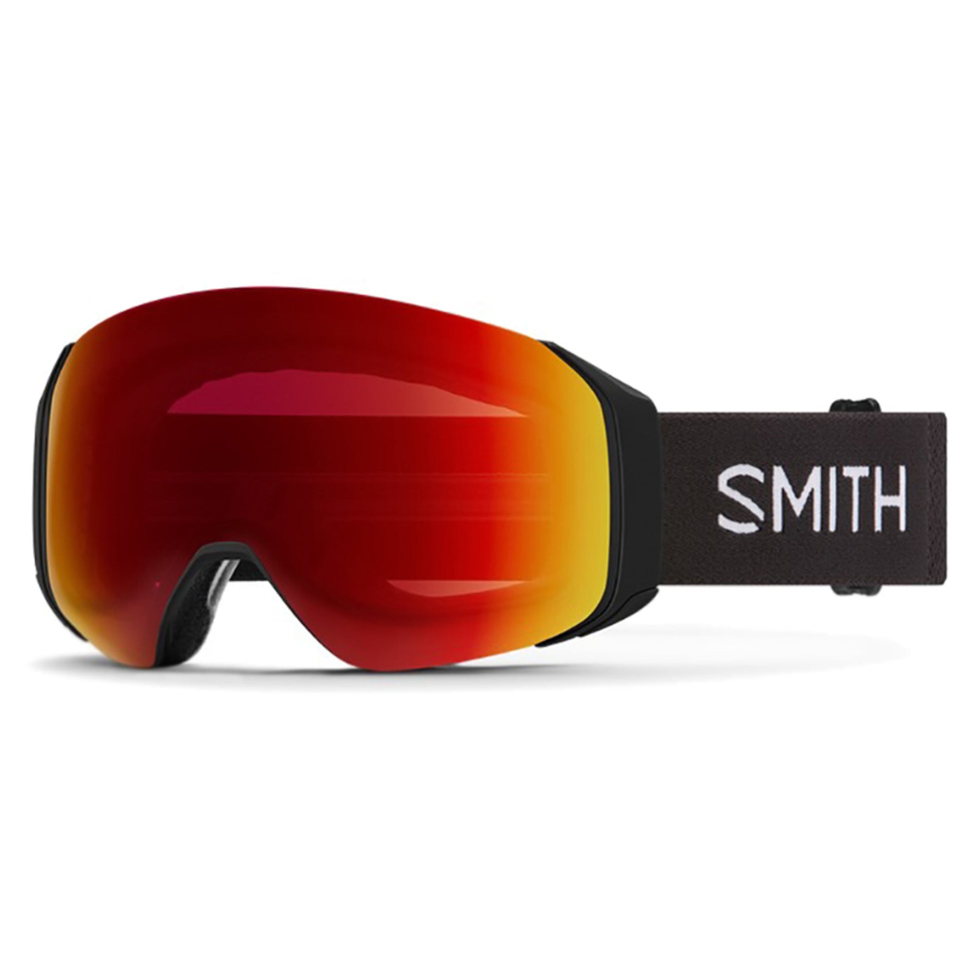 Smith 4D Mag S Low Bridge Fit Goggle - BLACK - CP SUN RED MIRR