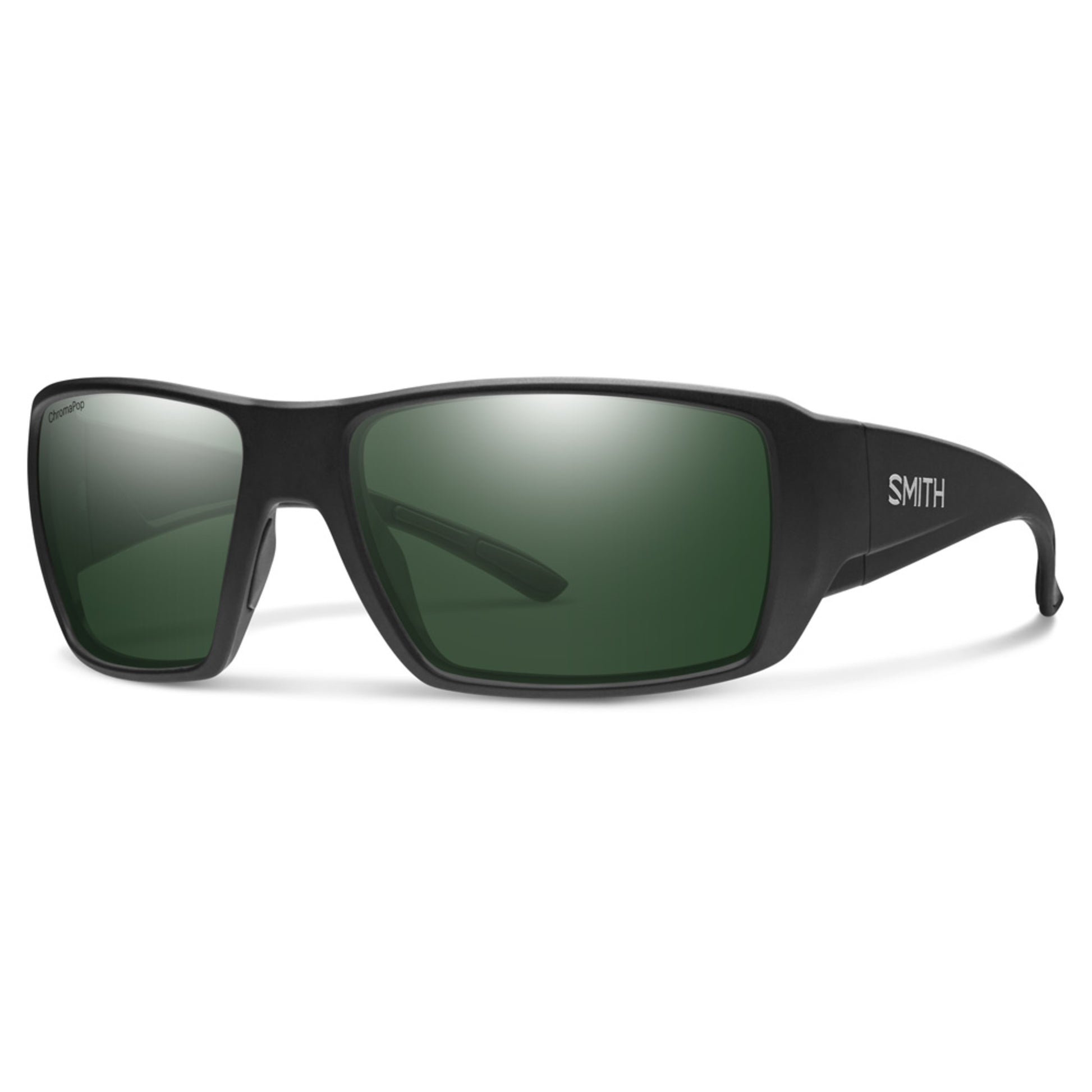 Smith Guides Choice XL Sunglasses - MATTE BLACK - CP GRAY GREEN
