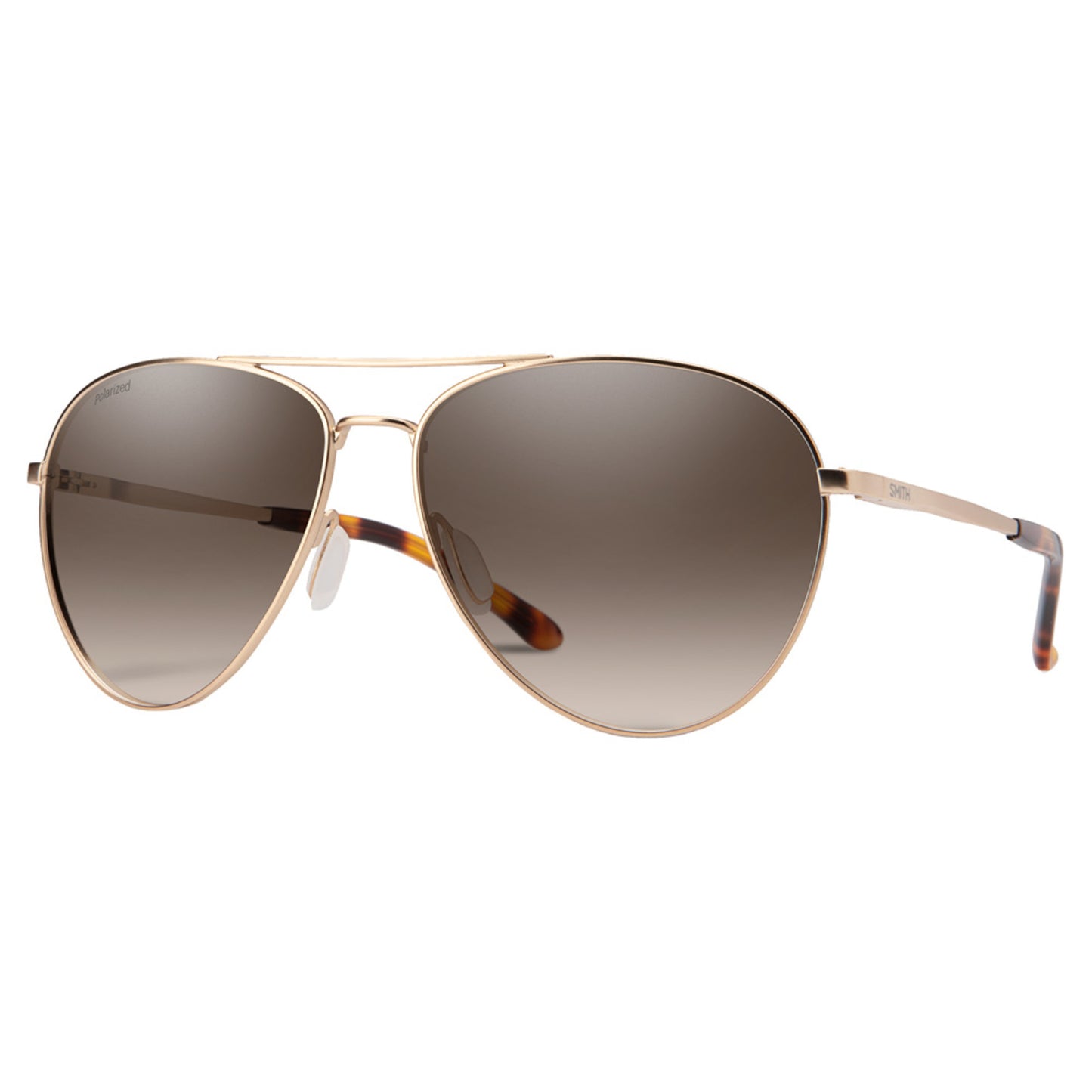 Smith Layback Sunglasses - MATTE GOLD - POLAR BROWN