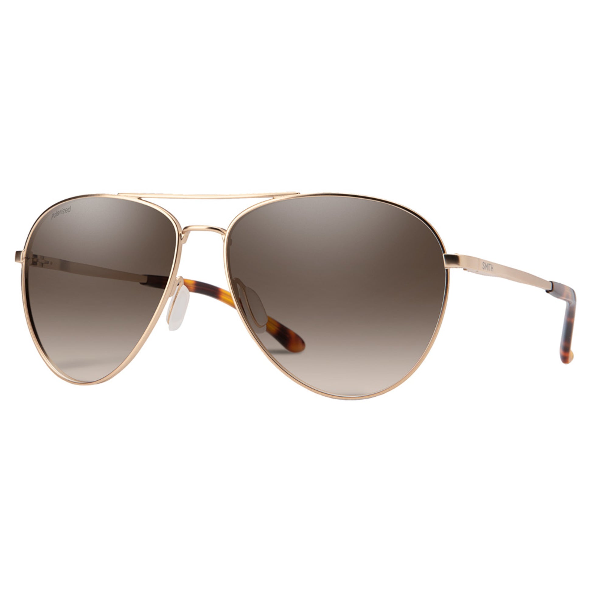Smith Layback Sunglasses - MATTE GOLD - POLAR BROWN