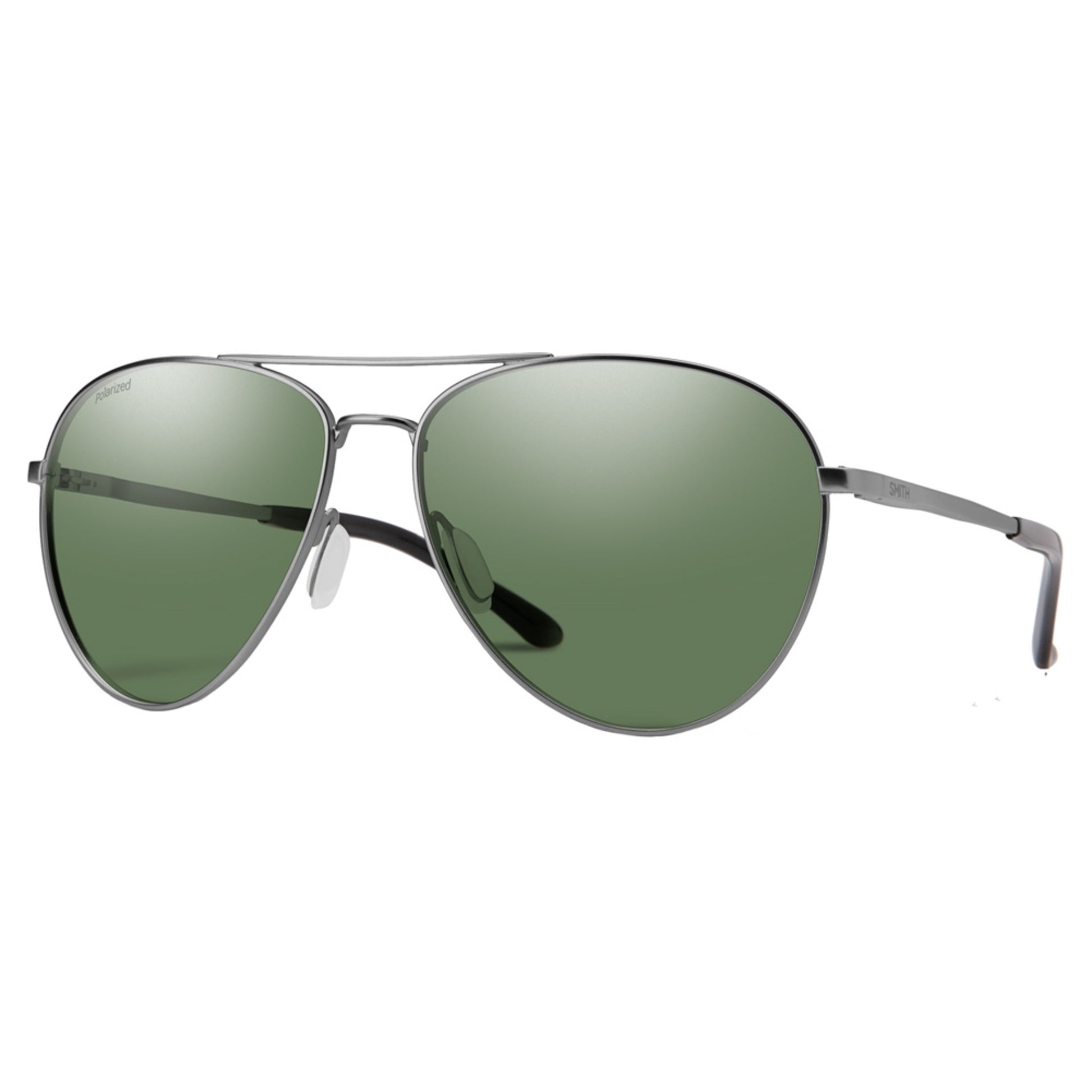 Smith Layback Sunglasses - MATTE GUNMETAL - POLAR GREY GRN