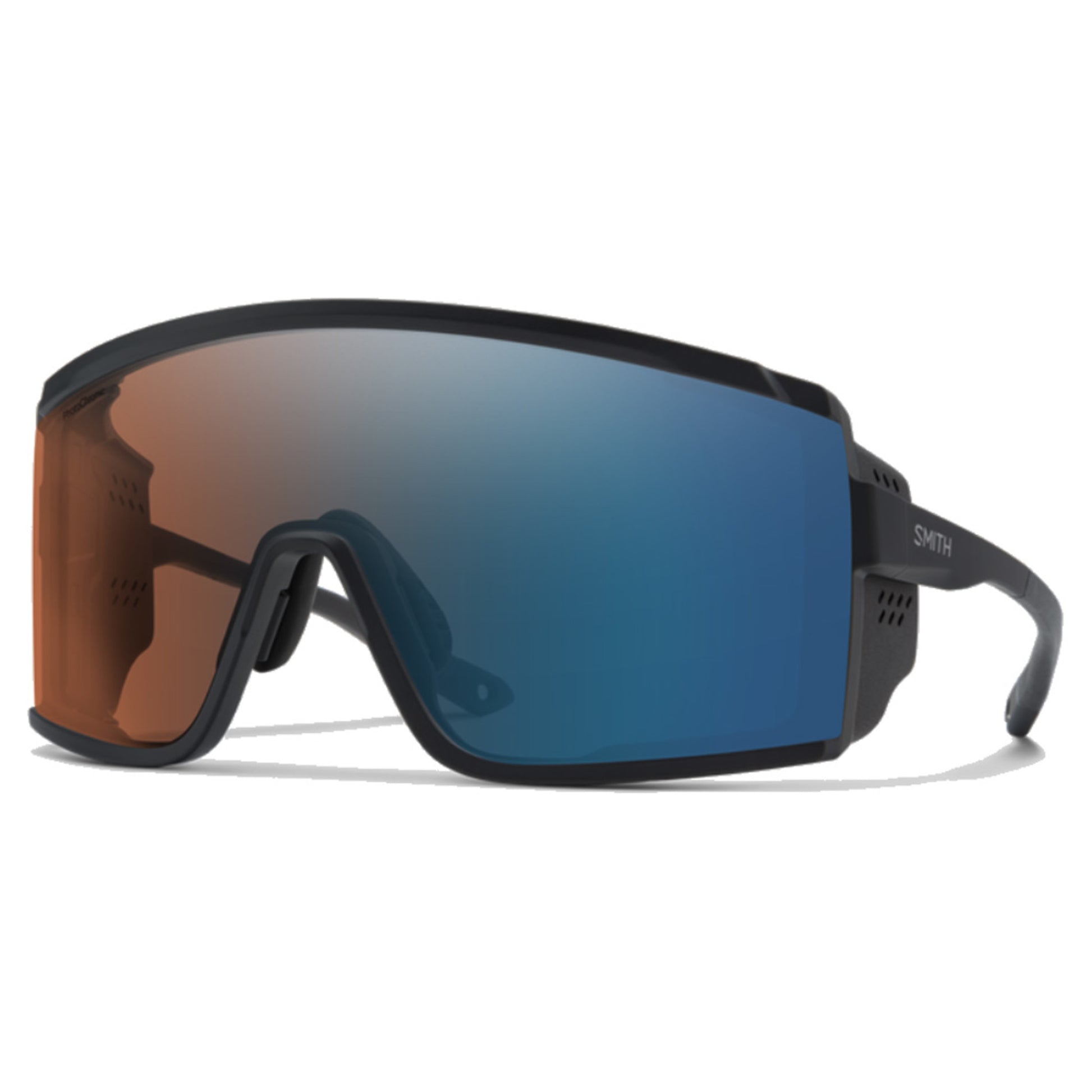 Smith Pursuit Sunglasses - MATTE BLACK - CP GLACIER BLUE