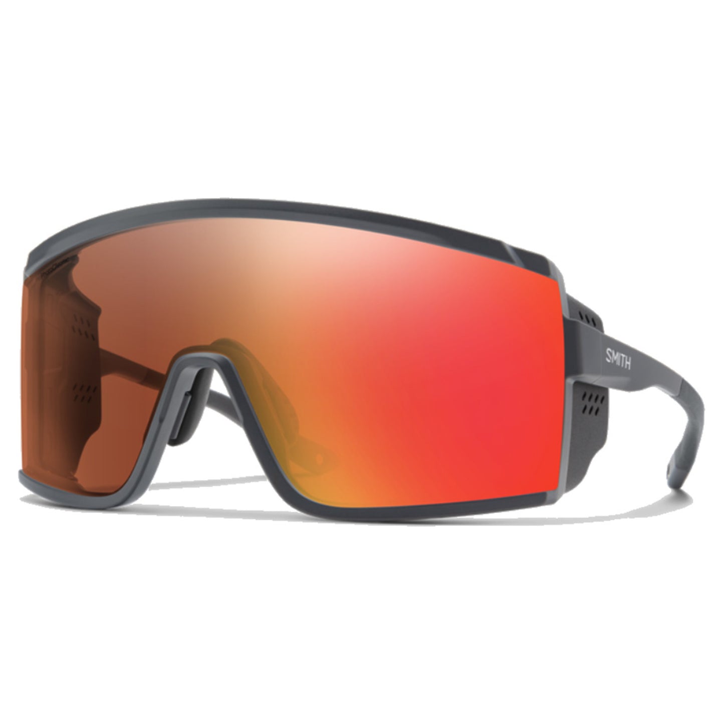 Smith Pursuit Sunglasses - MATTE SLATE - CP GLACIER RED
