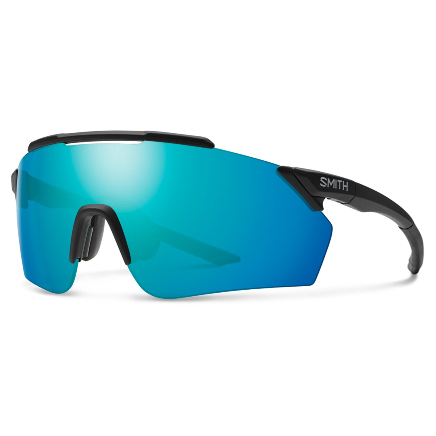 Smith Ruckus Sunglasses - MATTE BLACK - CP OPAL MIRROR