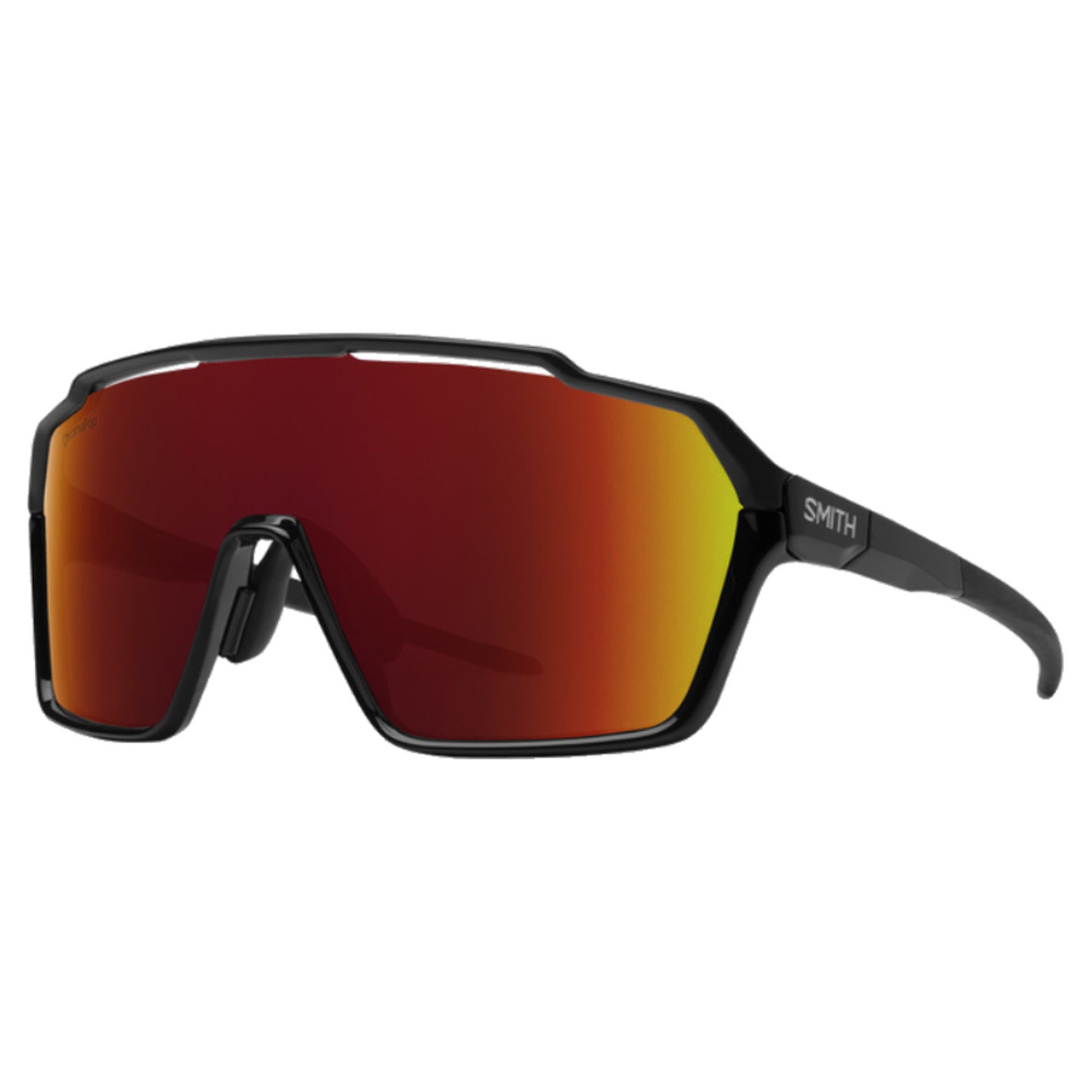 Smith Shift XL MAG Sunglasses - BLACK - CP RED MIRROR