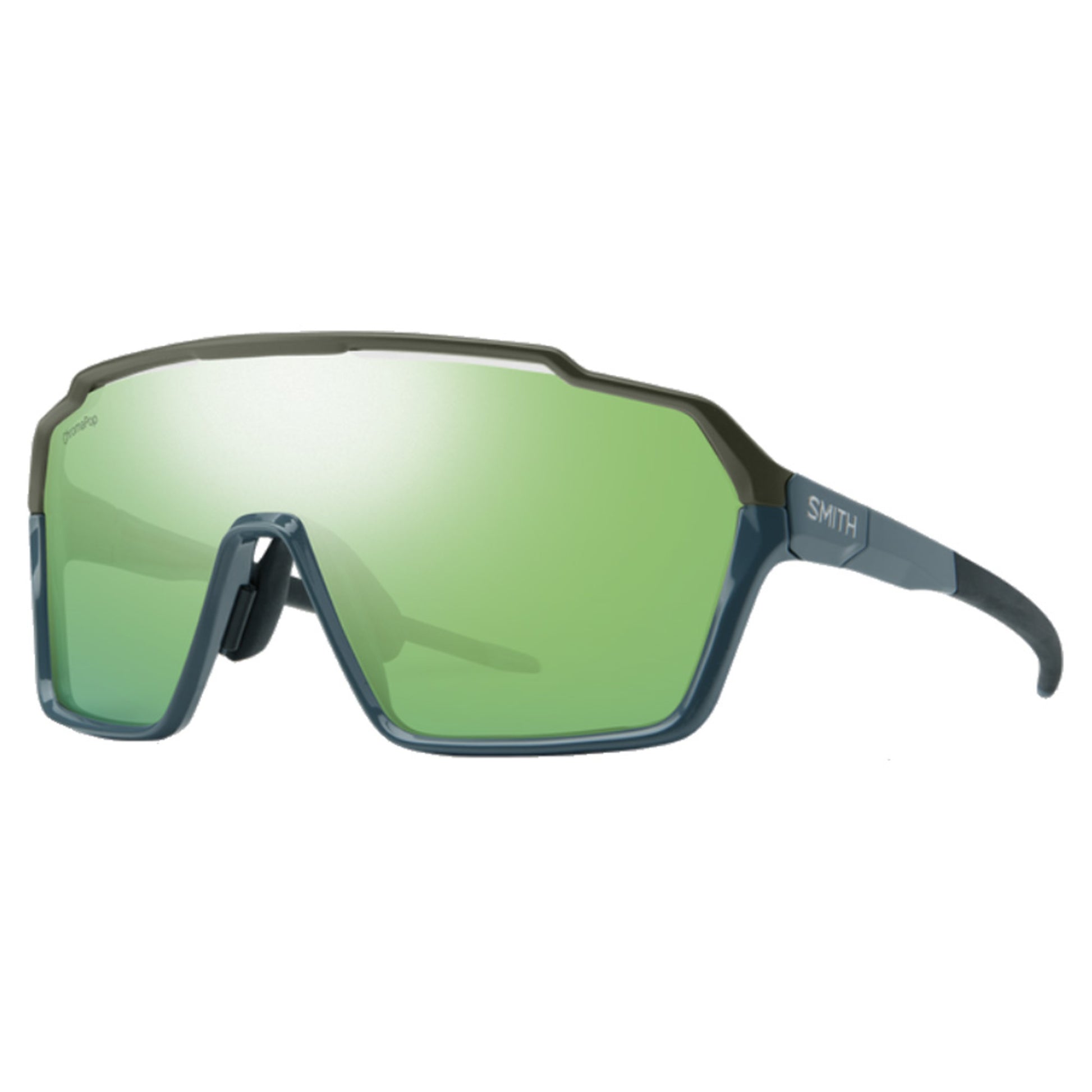 Smith Shift XL MAG Sunglasses - STONE_MOSS - CP GREEN MIRROR