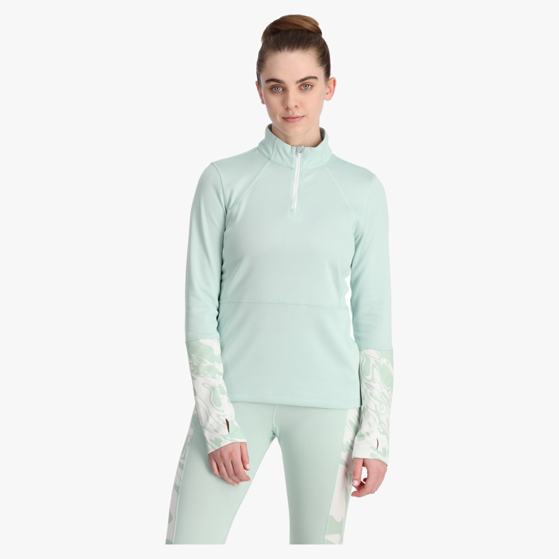Spyder Charger Women's 1/2 Zip - Wintergreen - XL