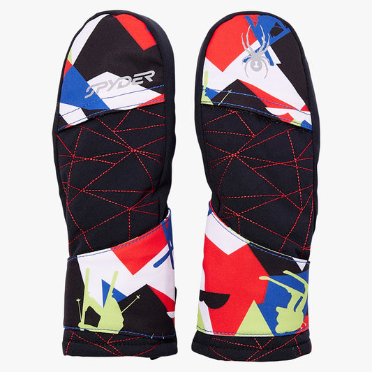 Spyder Cubby Toddler Ski Mittens - Red Combo - XL