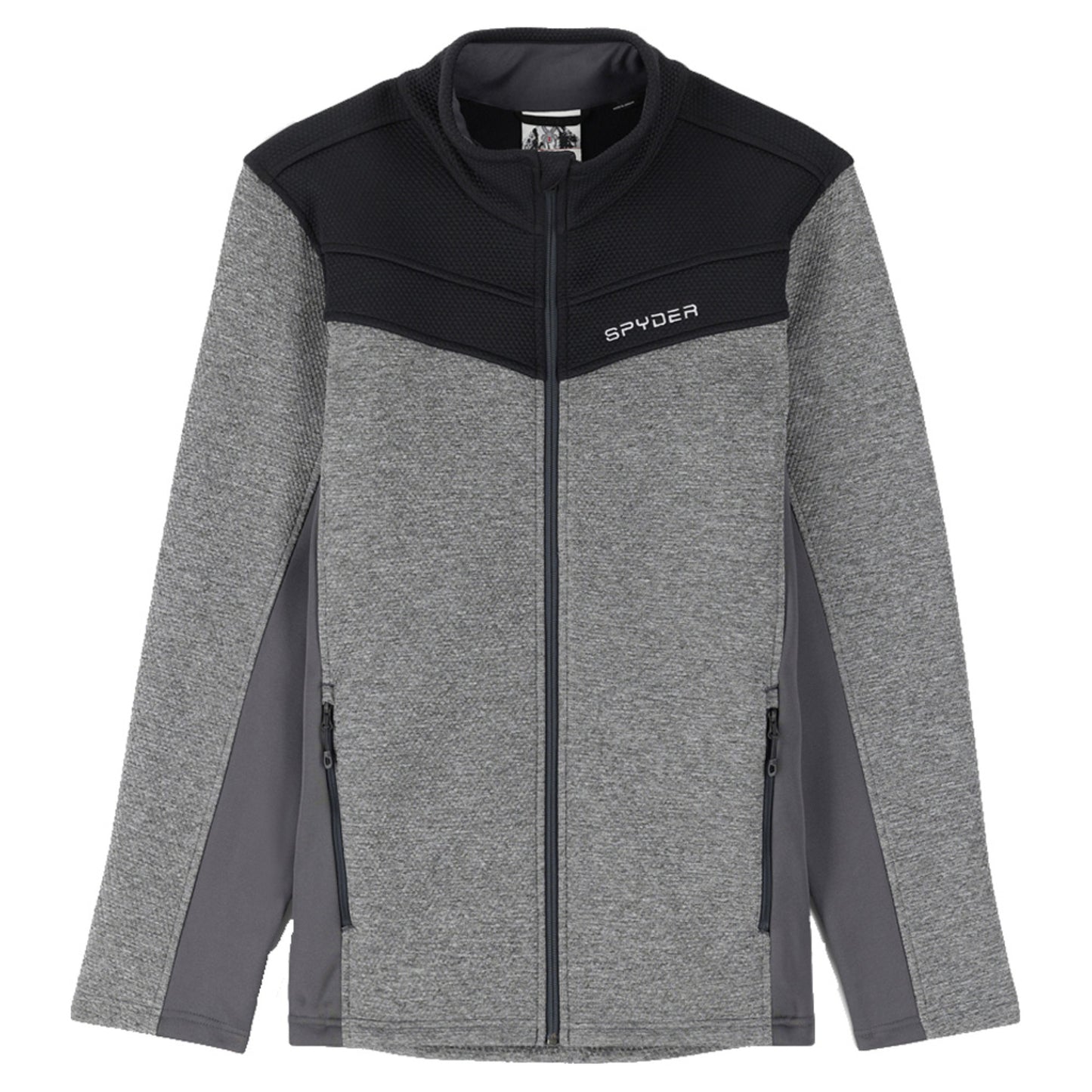 Spyder Encore Full Zip Men's Top - BLACK_EBONY - M