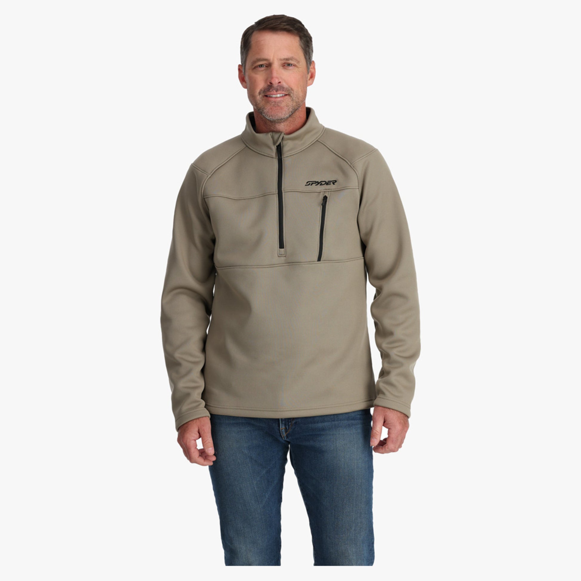 Spyder Encore Men's 1/2 Zip - Desert Taupe - XXL