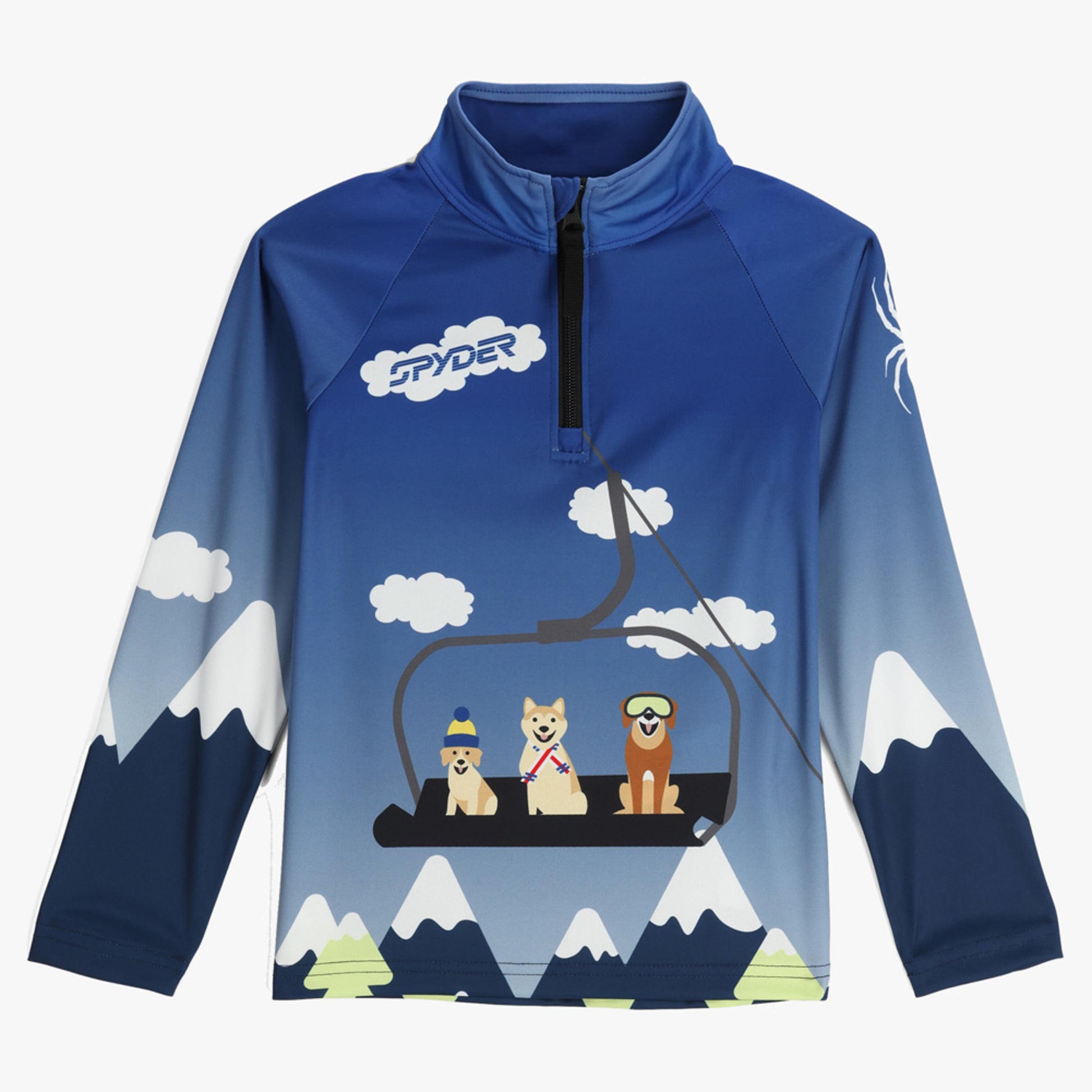 Spyder Friends Little Boy's 1/2 Zip - True Navy - 7