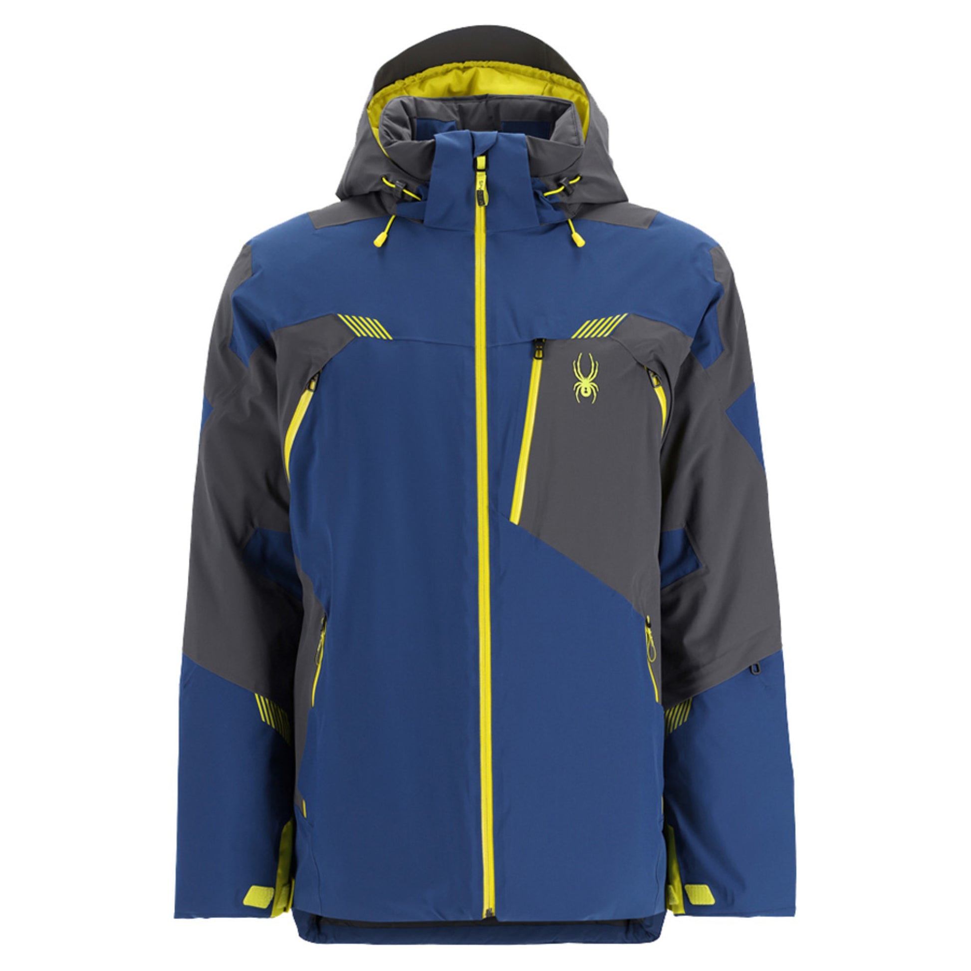 Spyder Leader Men's Jacket - ABYSS_CITRON - XL
