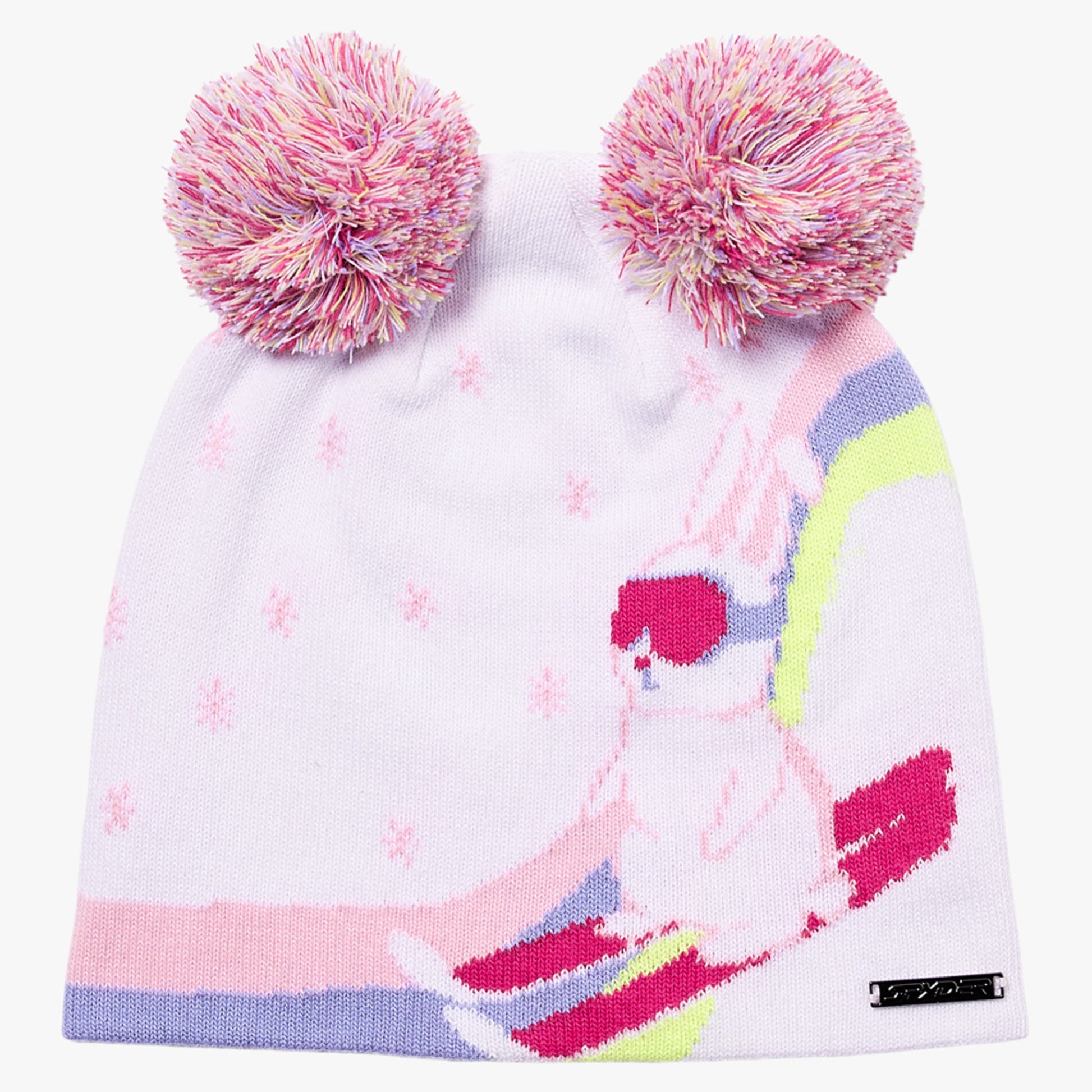 Spyder Ski Bunny Youth Hat - White - XS S