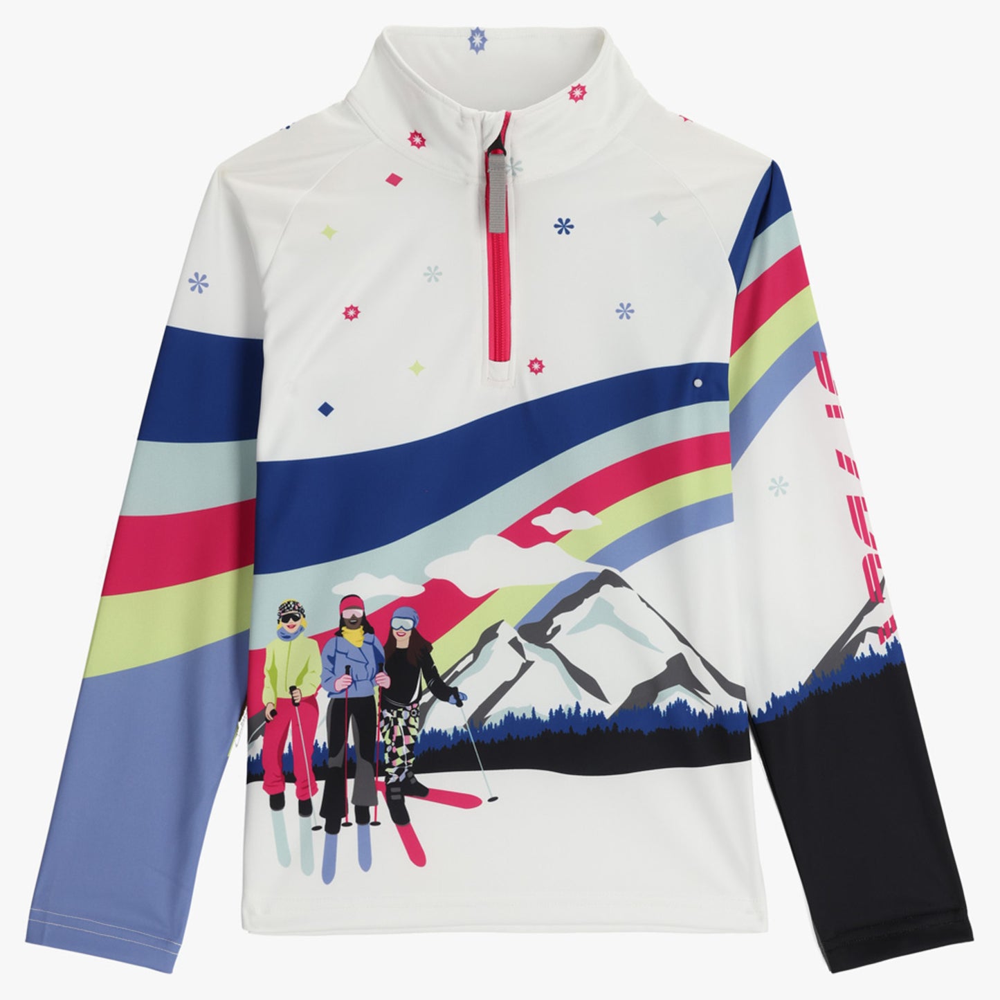 Spyder Surface Youth 1/2 Zip - White - XL