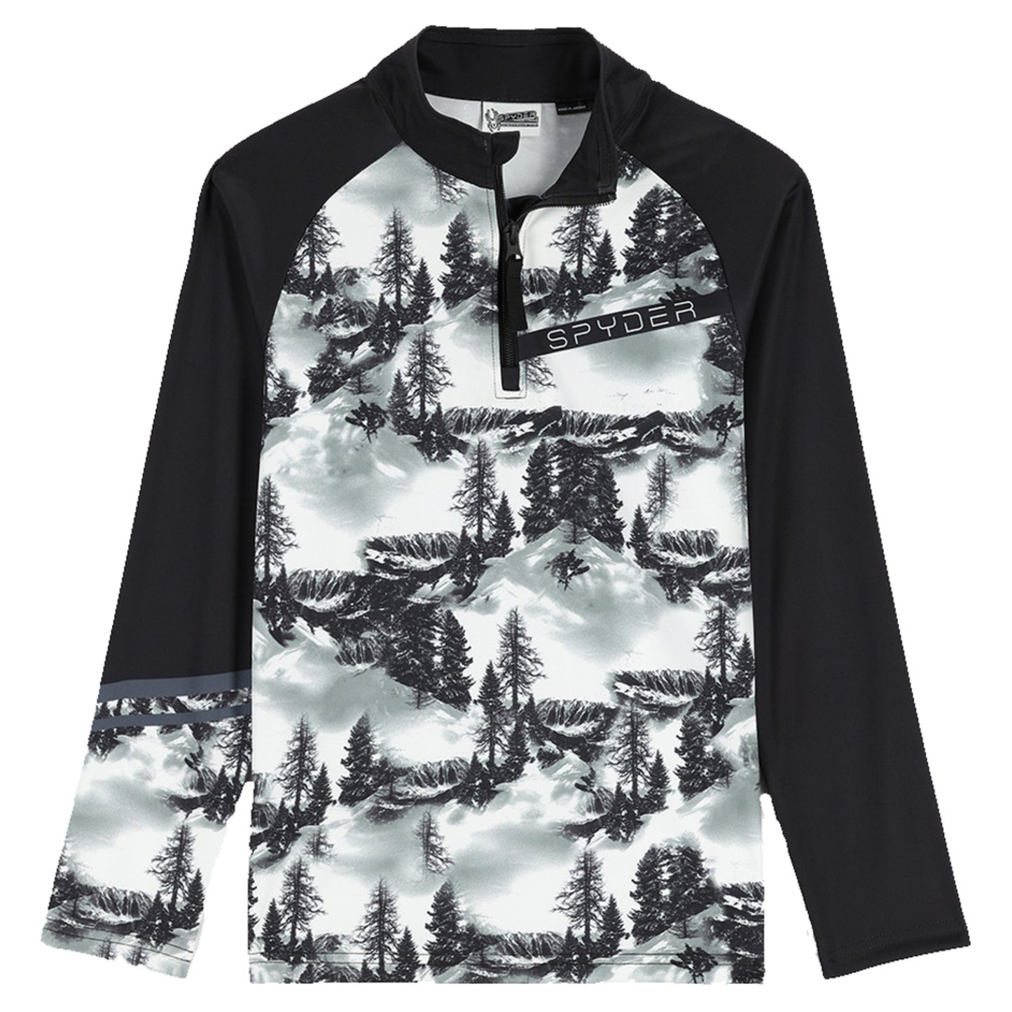 Spyder Treeline 1/4 Zip Boy's Top - TREE LINE - XL