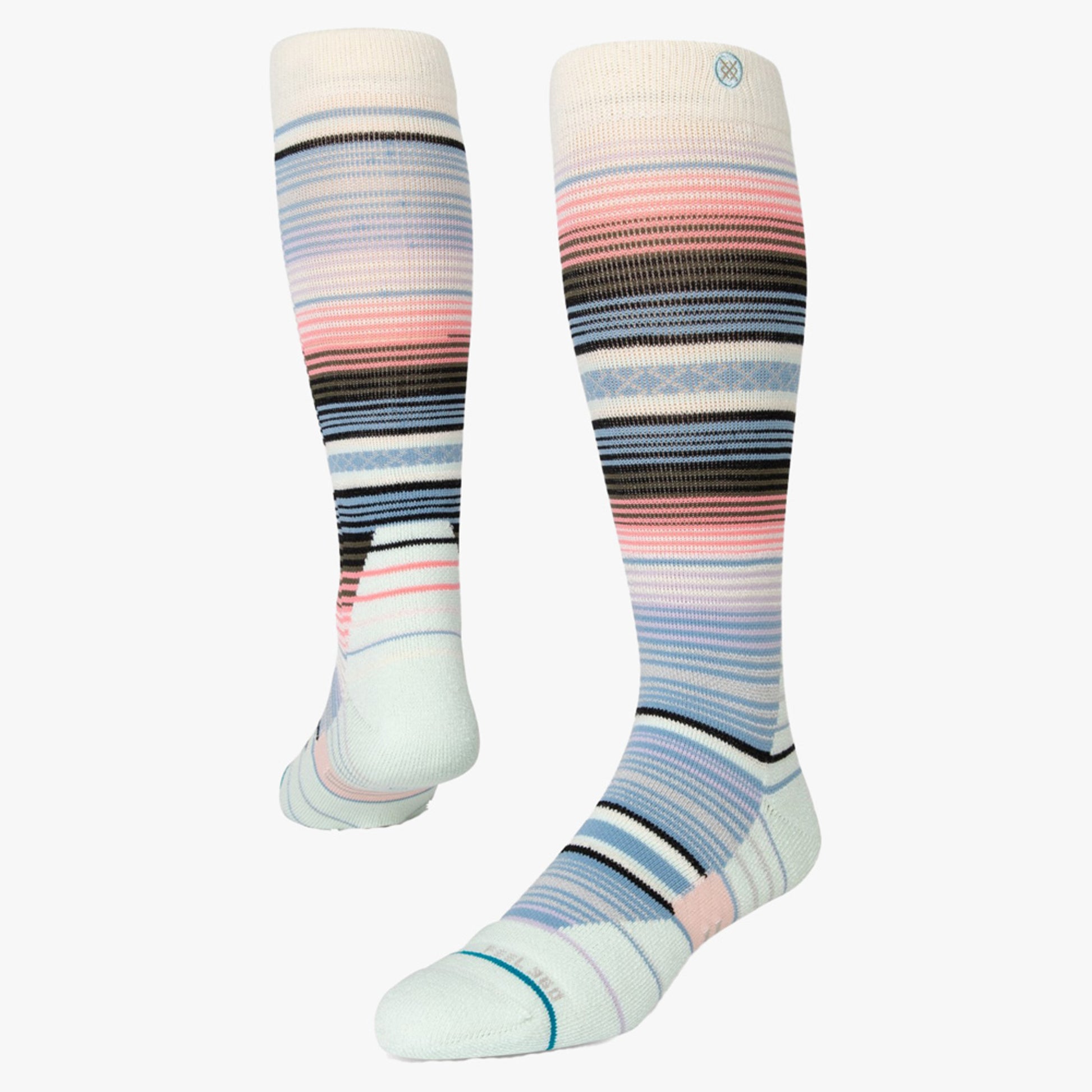 Stance Curren Over The Calf Snow Sock - NATURAL - S