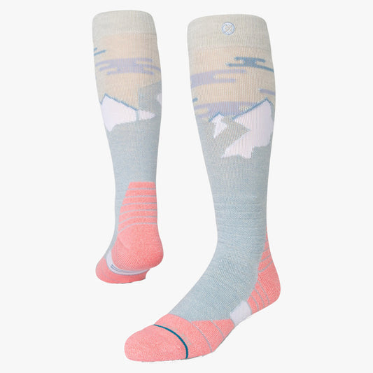 Stance Route 2 Over The Calf Snow Sock - LIGHT BLUE - S