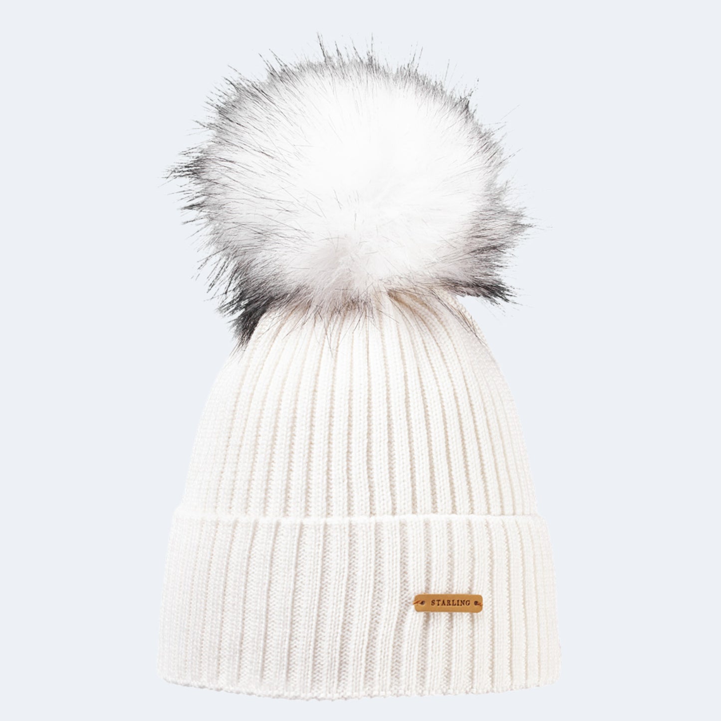 Starling Neil Faux Fur Pom Beanie