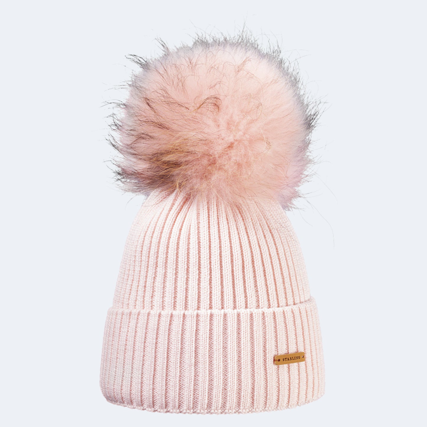 Starling Neil Faux Fur Pom Beanie