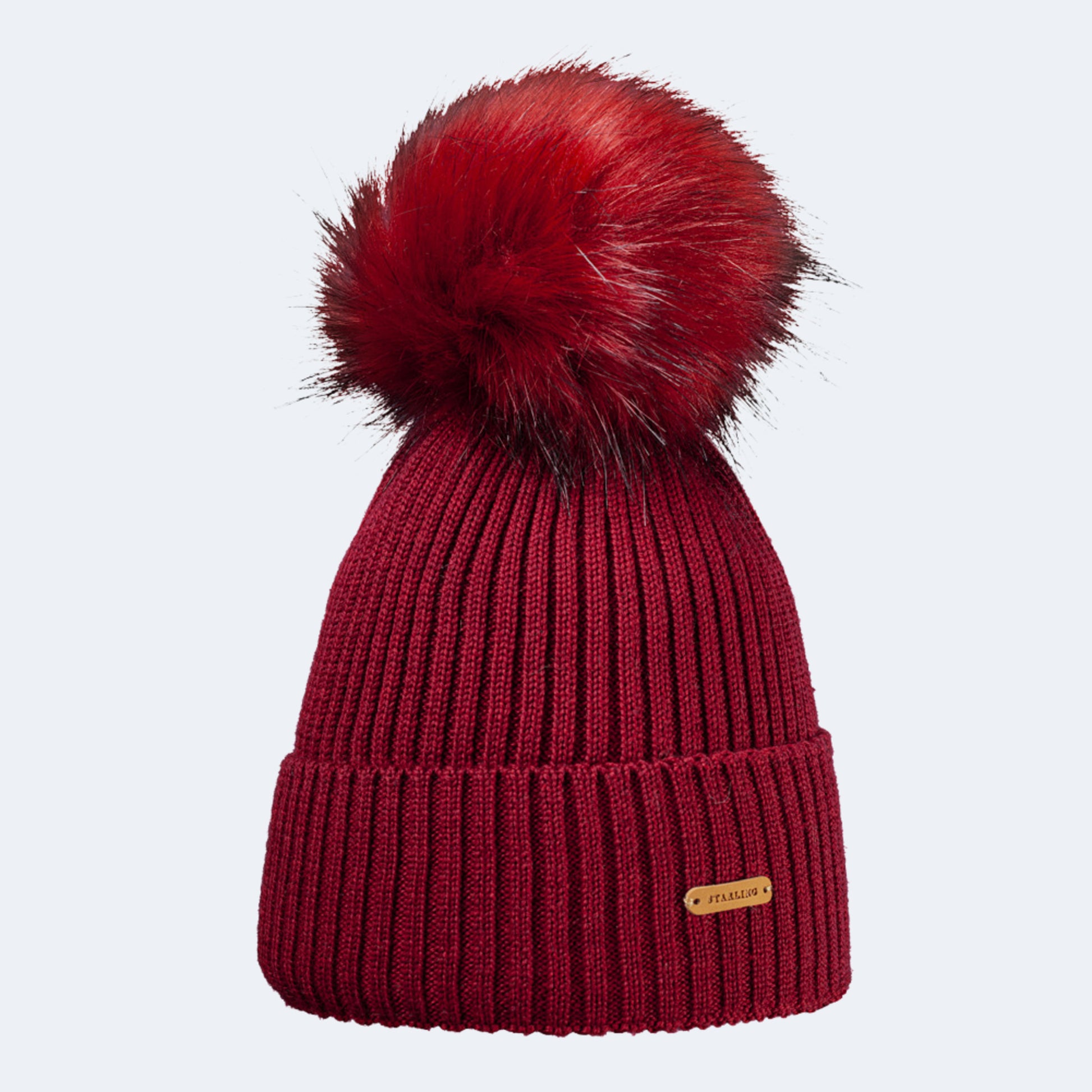 Starling Neil Faux Fur Pom Beanie