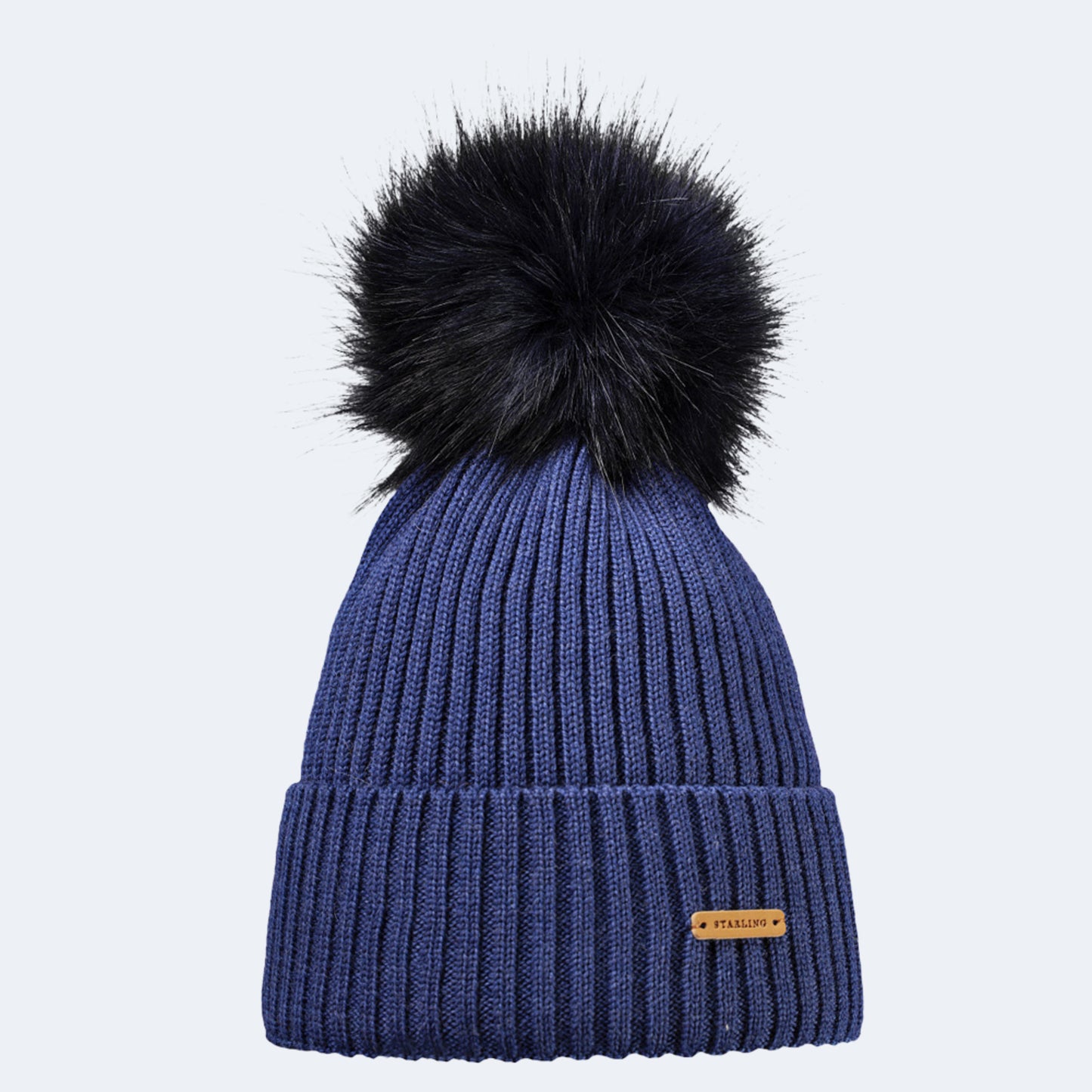 Starling Neil Faux Fur Pom Beanie