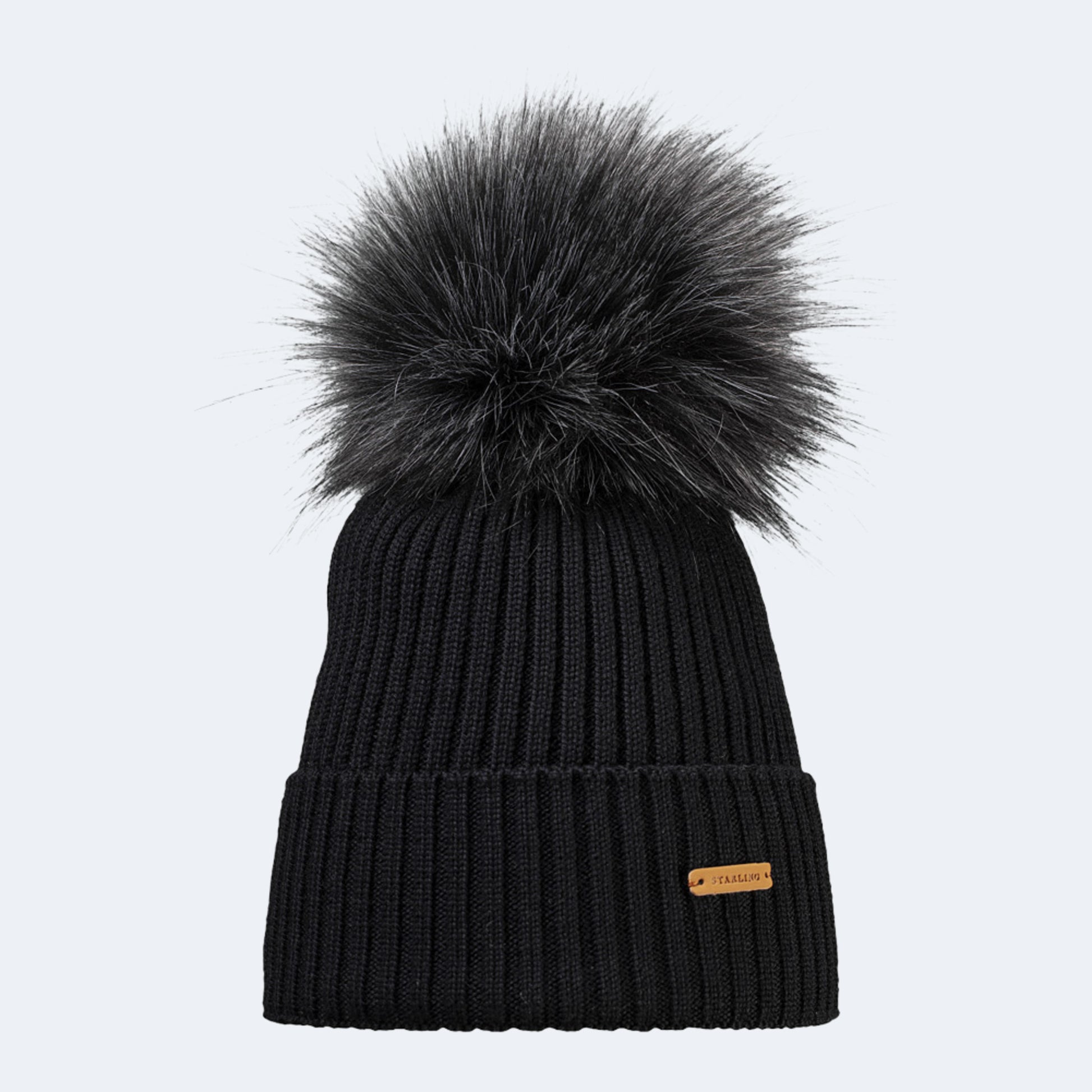 Starling Neil Faux Fur Pom Beanie
