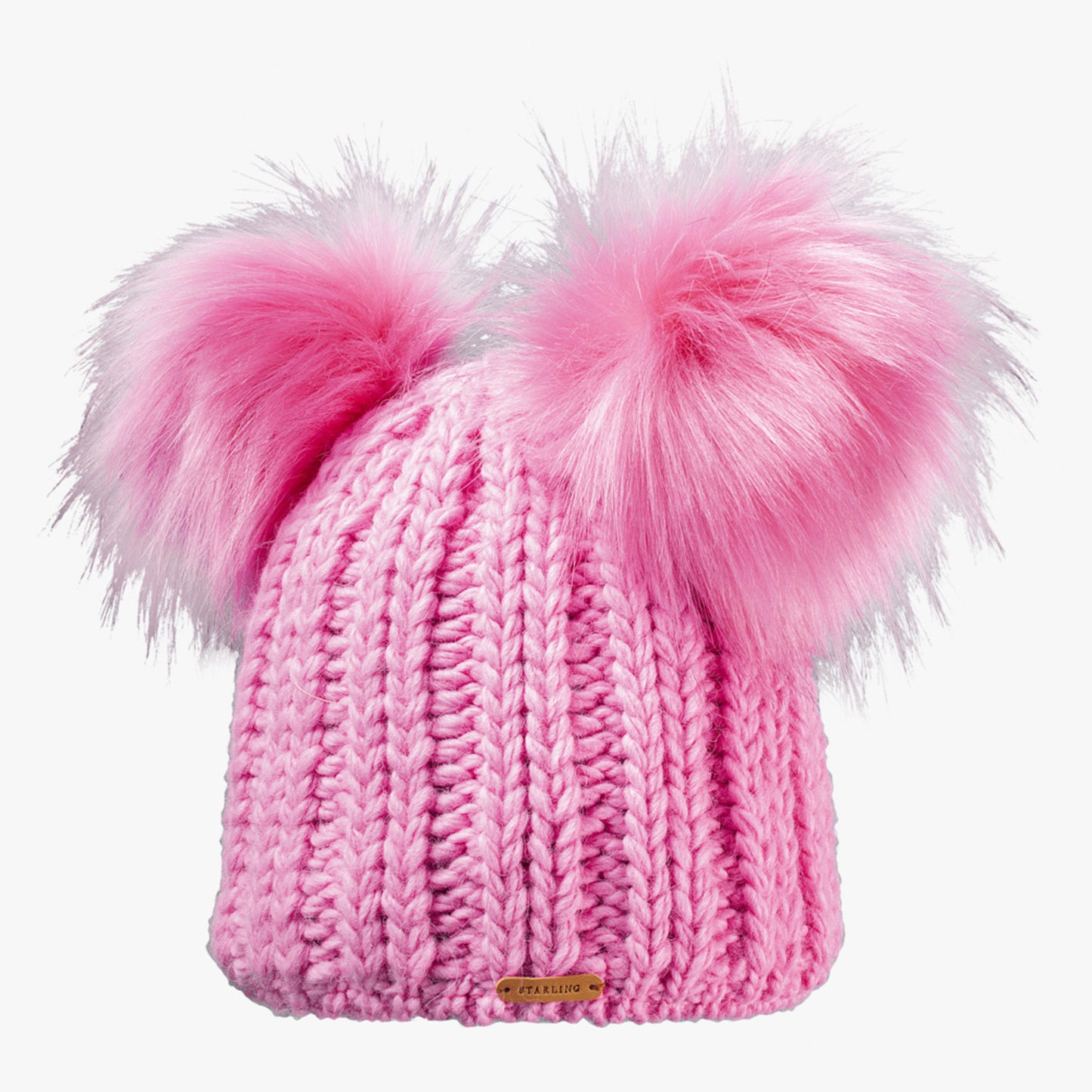 Starling Teddy Kid's Faux Fur Pom Beanie - G