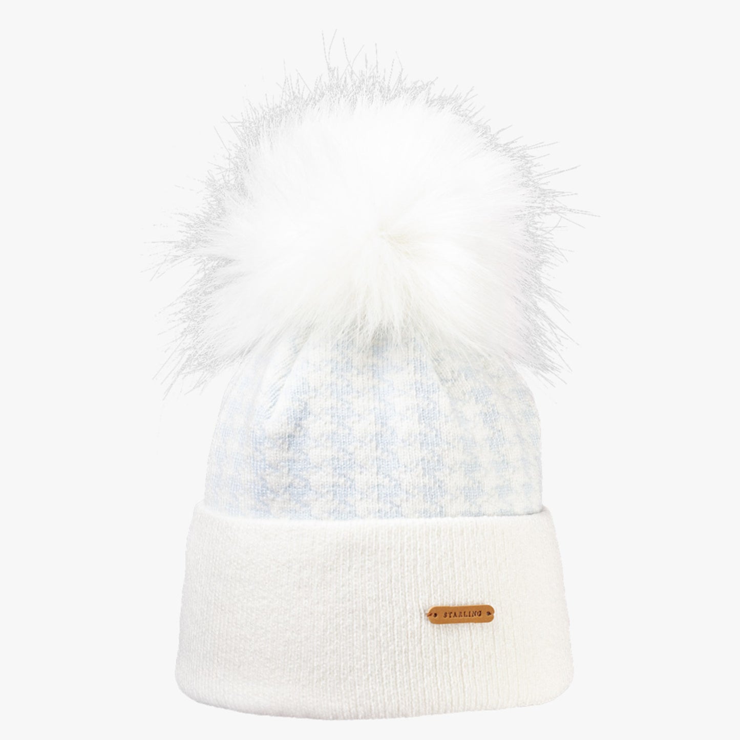 Starling Valery Faux Fur Pom Beanie - F