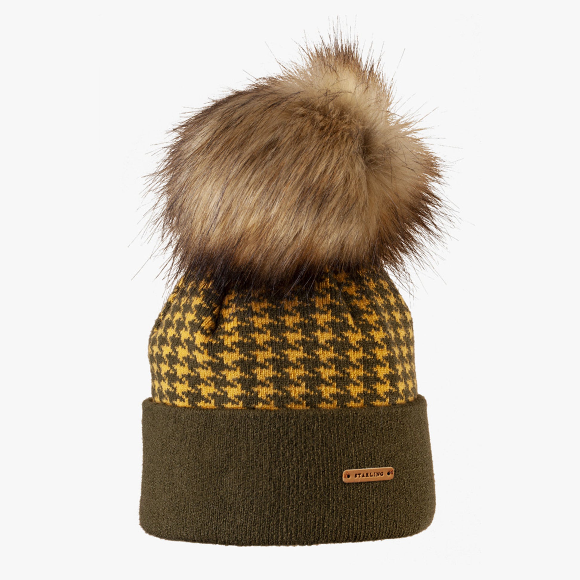 Starling Valery Faux Fur Pom Beanie - H