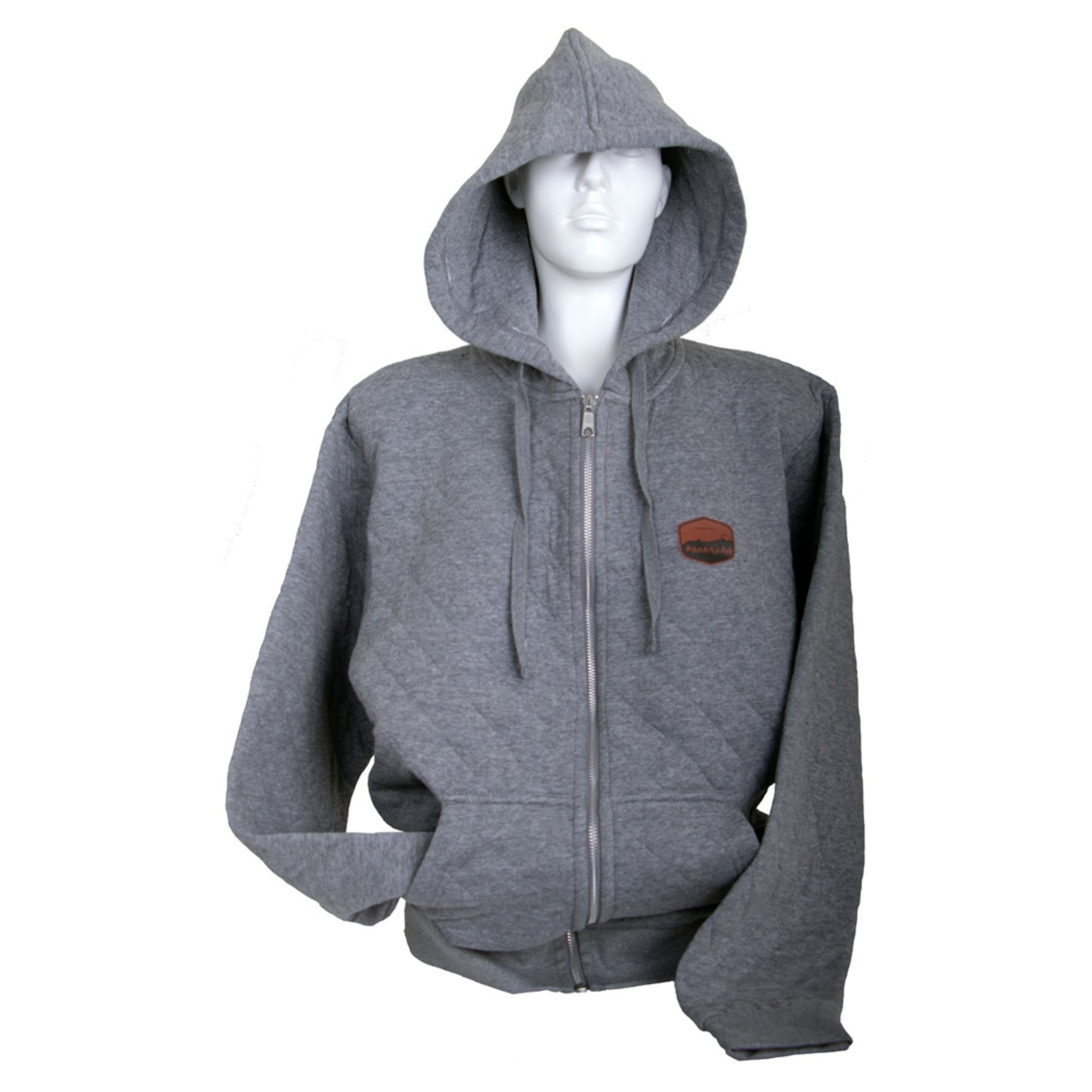 Stowe Men's Kingsley Zip Hoodie - HEATHER GREY - XXL
