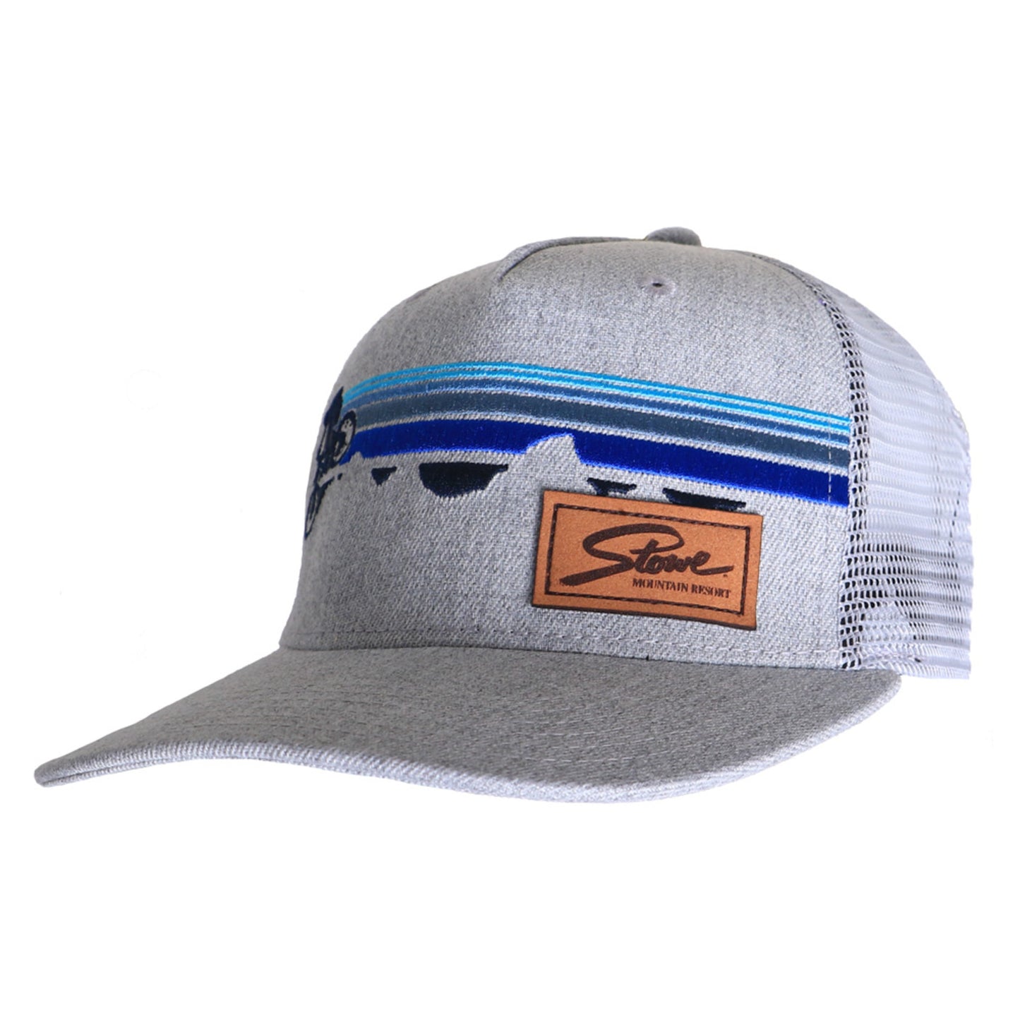 Stowe Retro Ridge Bike Trucker Hat - GRAY