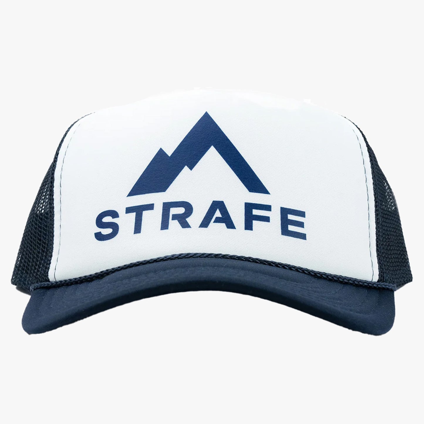Strafe Mega Trucker Hat - New Navy/White