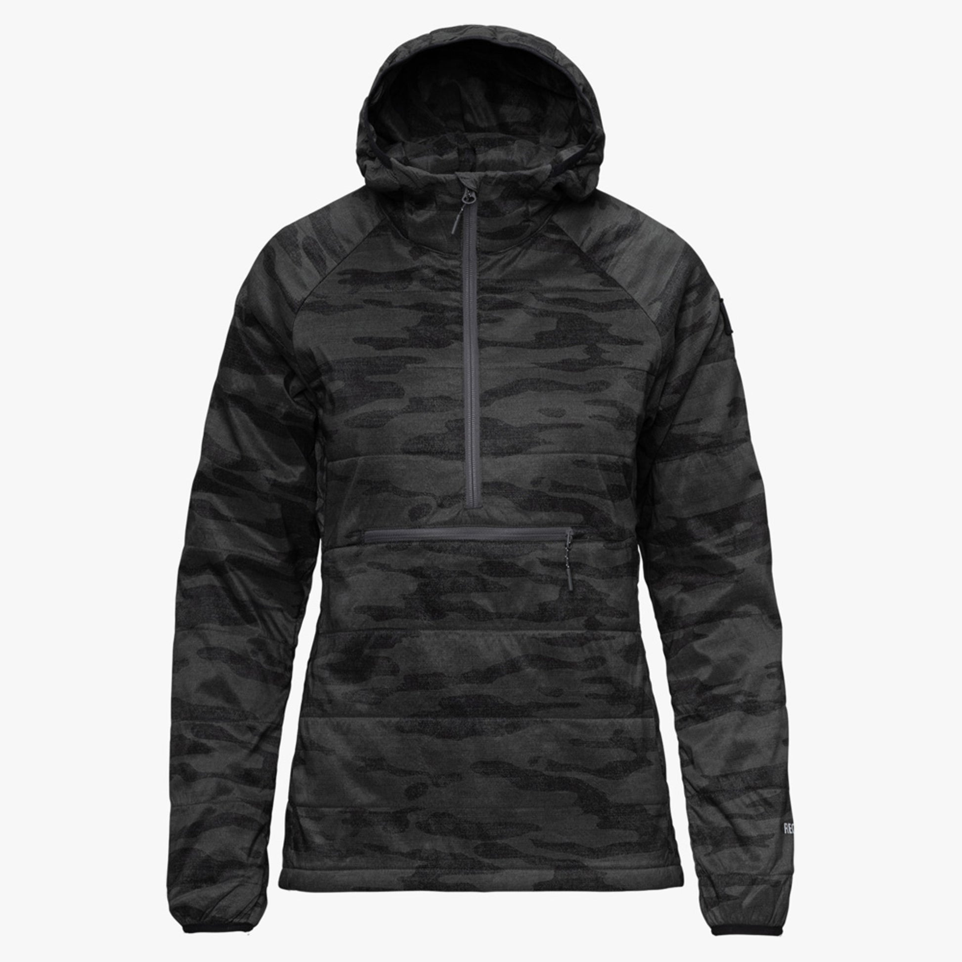 Strafe Sunnyside Alpha Women's Anorak - Distressed Stealth Camo - XL