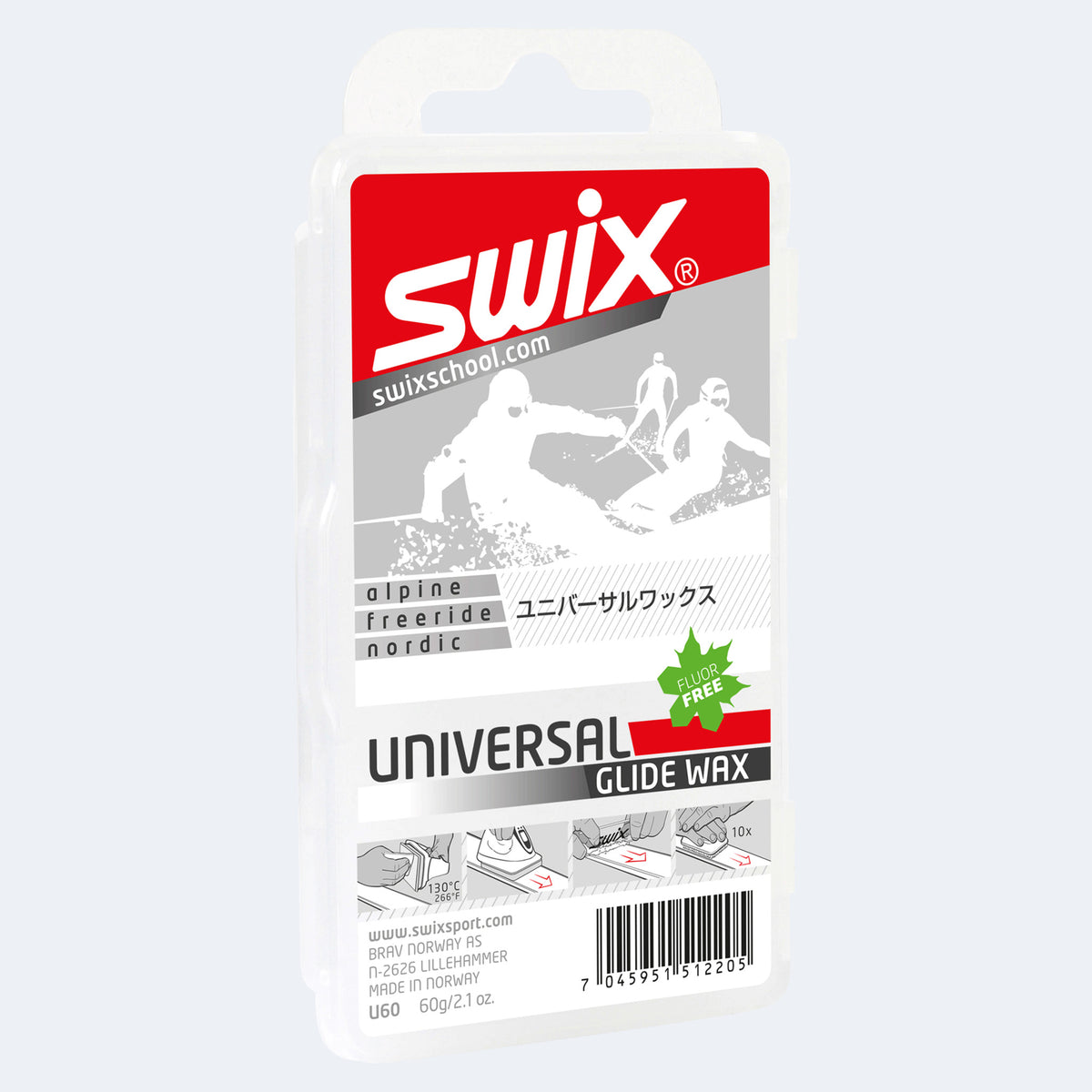 Swix Surmount Skin Wax Rub On 60G