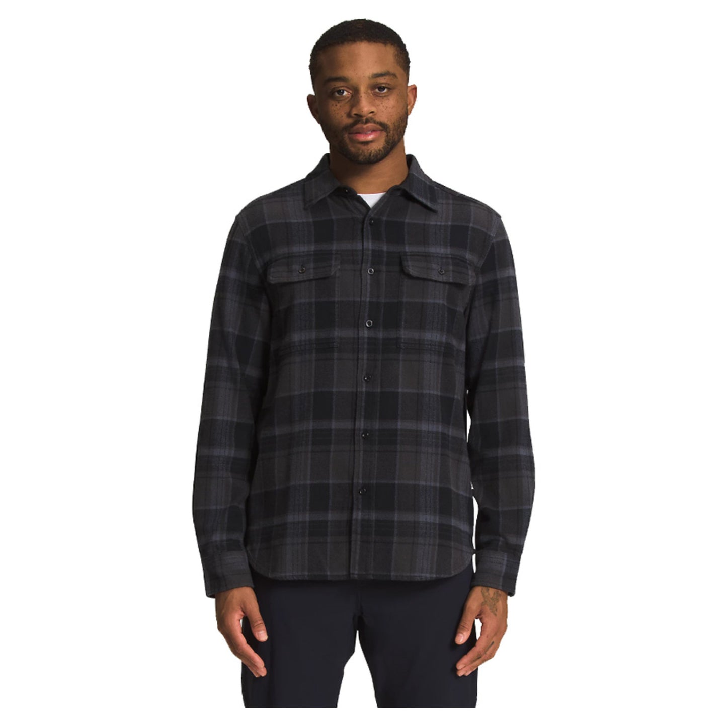 The North Face Arroyo Men's Flannel Shirt - TNF BLACK LARGE - XXL