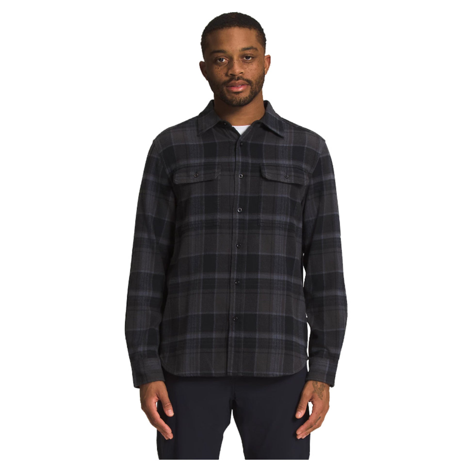 The North Face Arroyo Men's Flannel Shirt - TNF BLACK LARGE - XXL