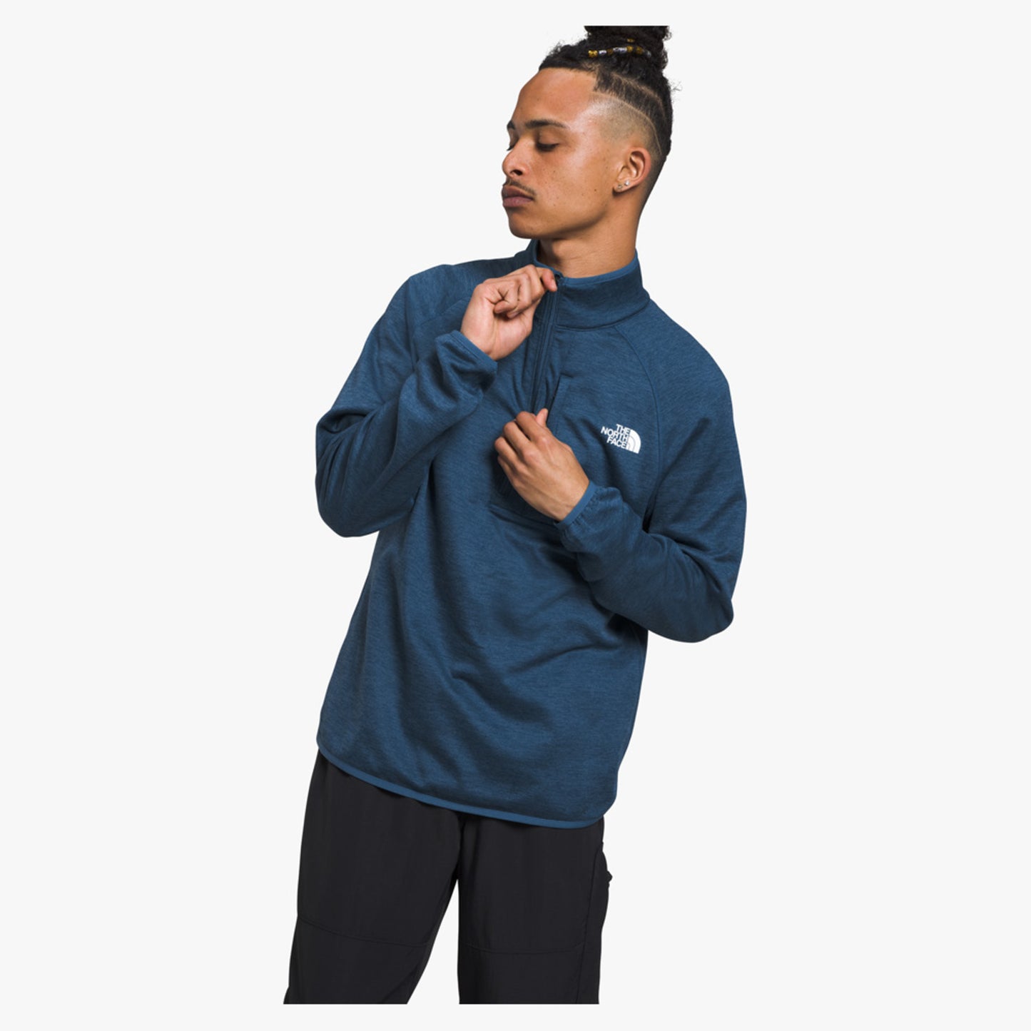 The North Face Canyonlands Men's 1/2 Zip - Shady Blue Heather - XXL