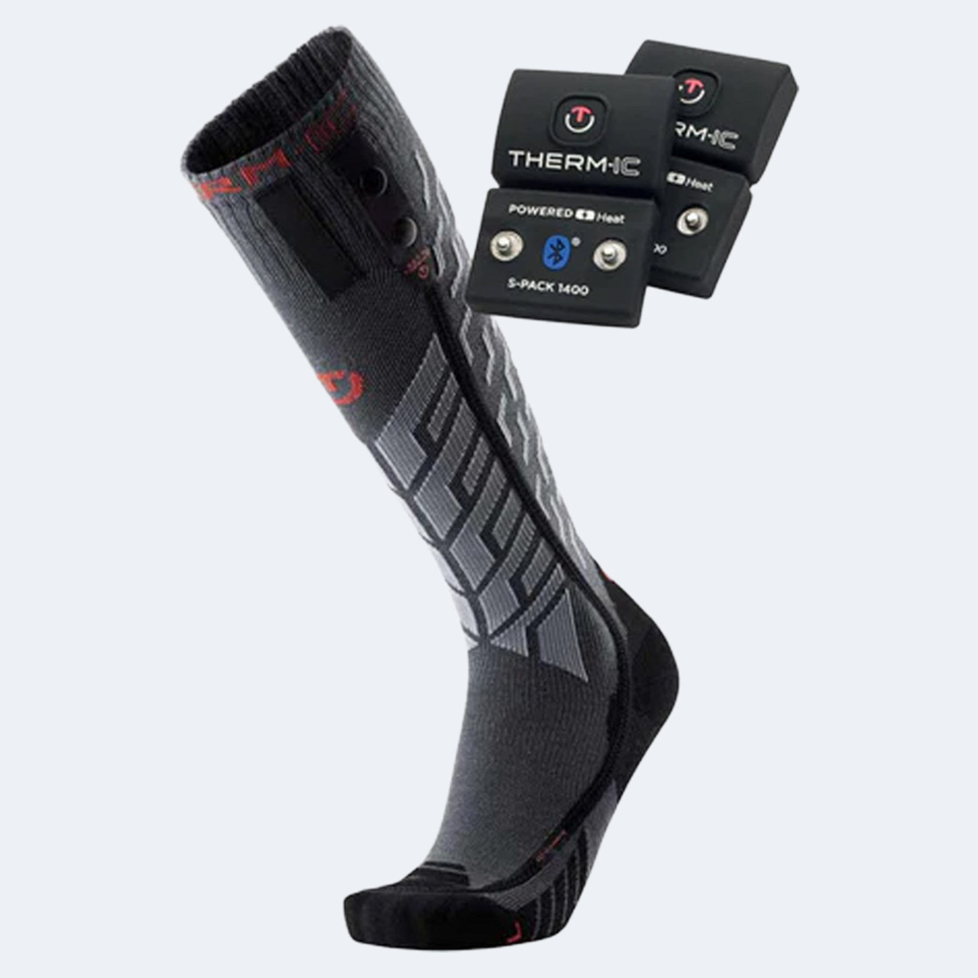 Thermic Ultra Warm Performance S.E.T. Heated Ski Sock W/ S-Pack 1400BT