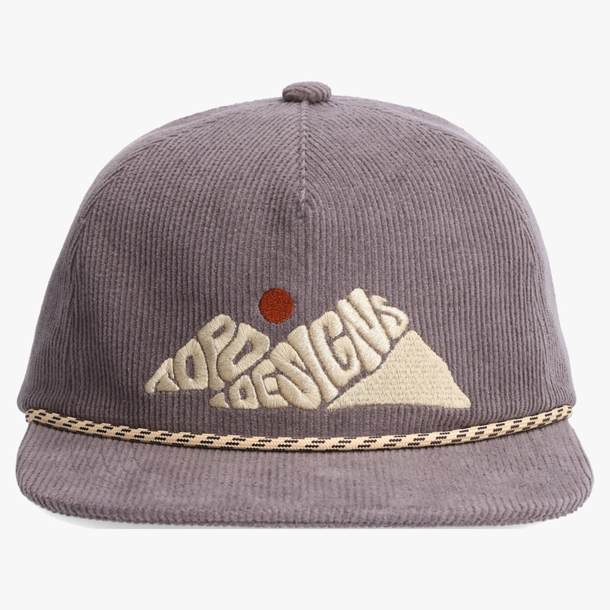 Topo Designs Corduroy Trucker Hat - Charcoal