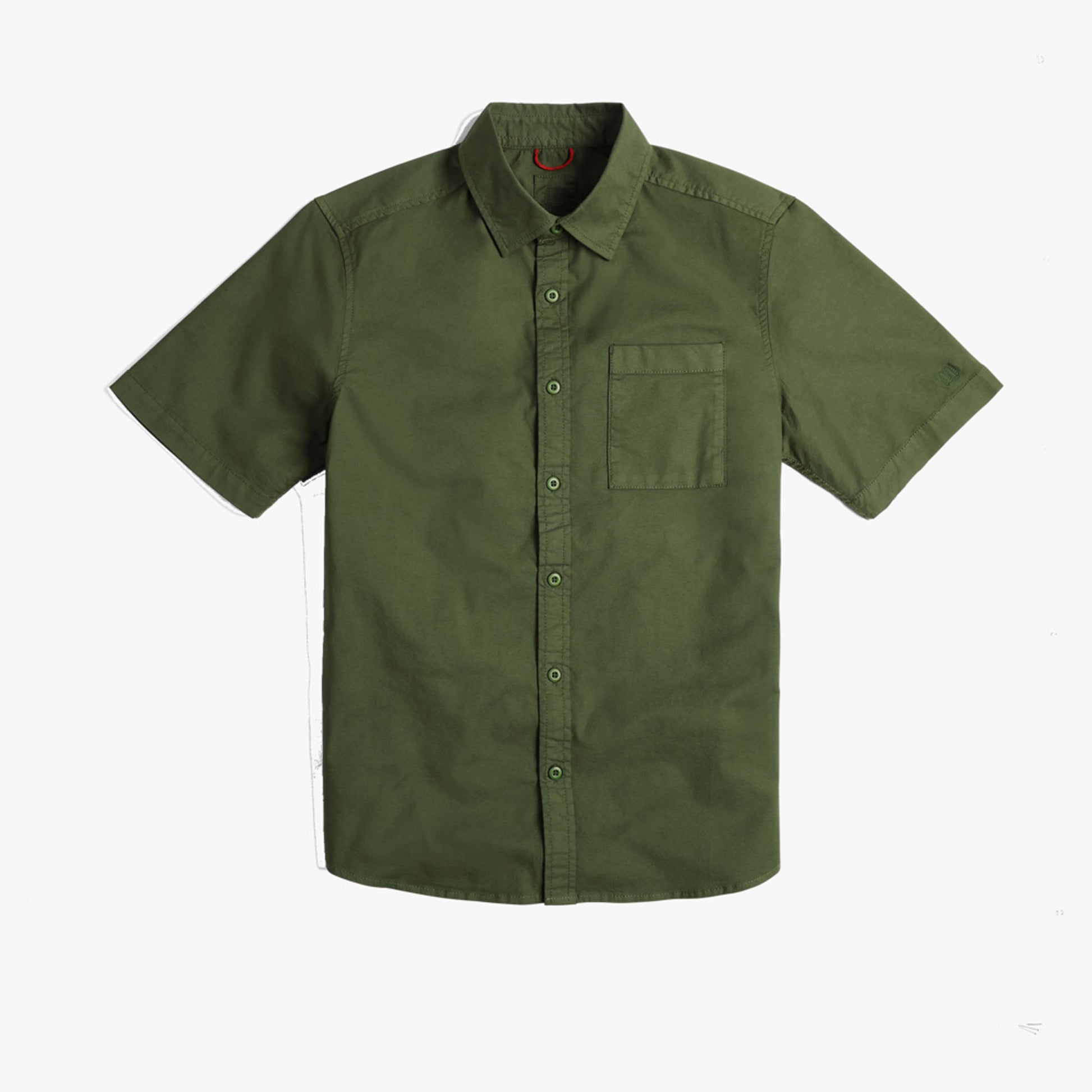 Topo Designs Dirt Desert Men's Short Sleeve Shirt - Olive - XXL