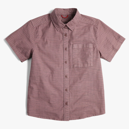 Topo Designs Dirt Desert Women's Short Sleeve Shirt  - Peppercorn Terrain - XL
