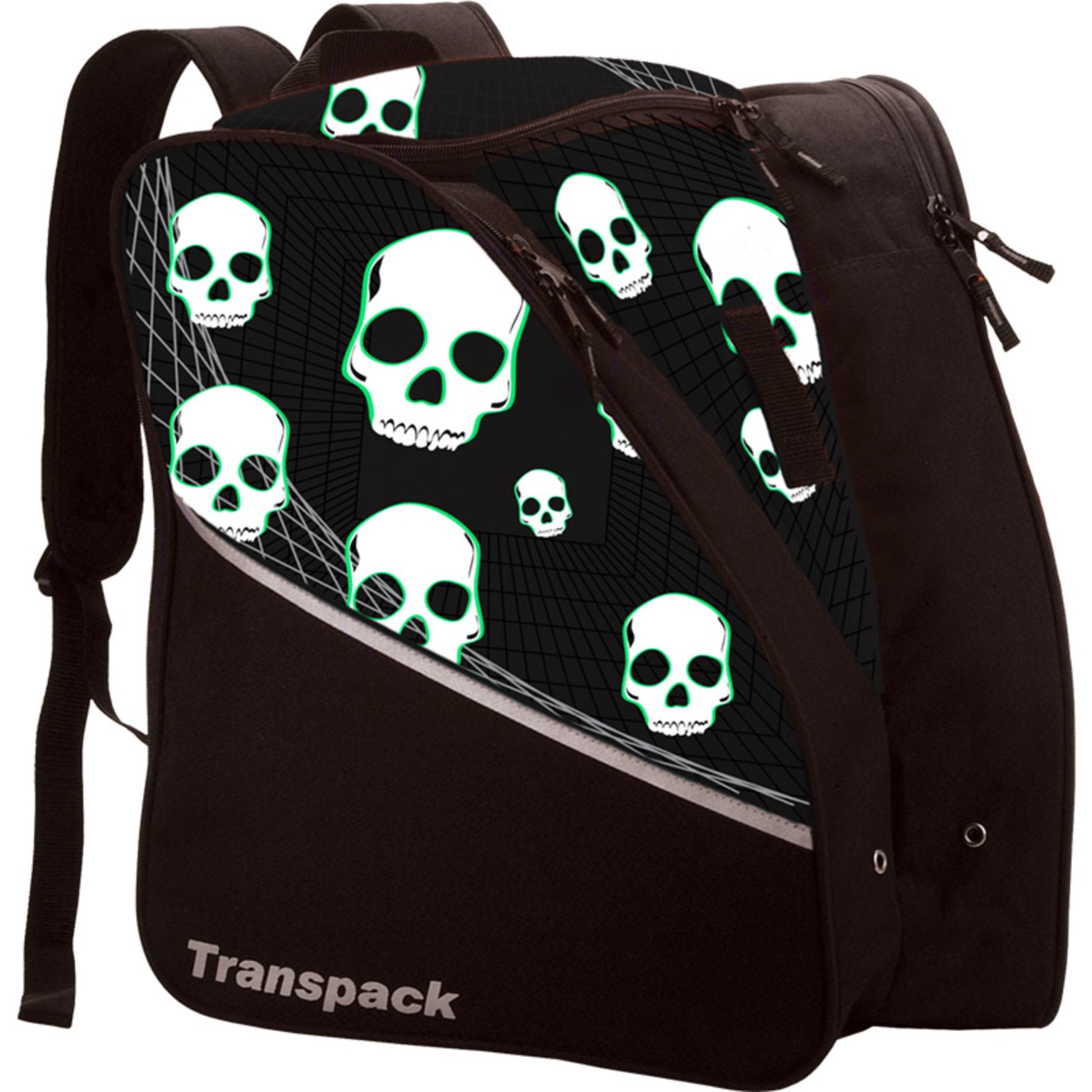 Transpack Edge Junior Prints Boot Bag - BLACK SKULL