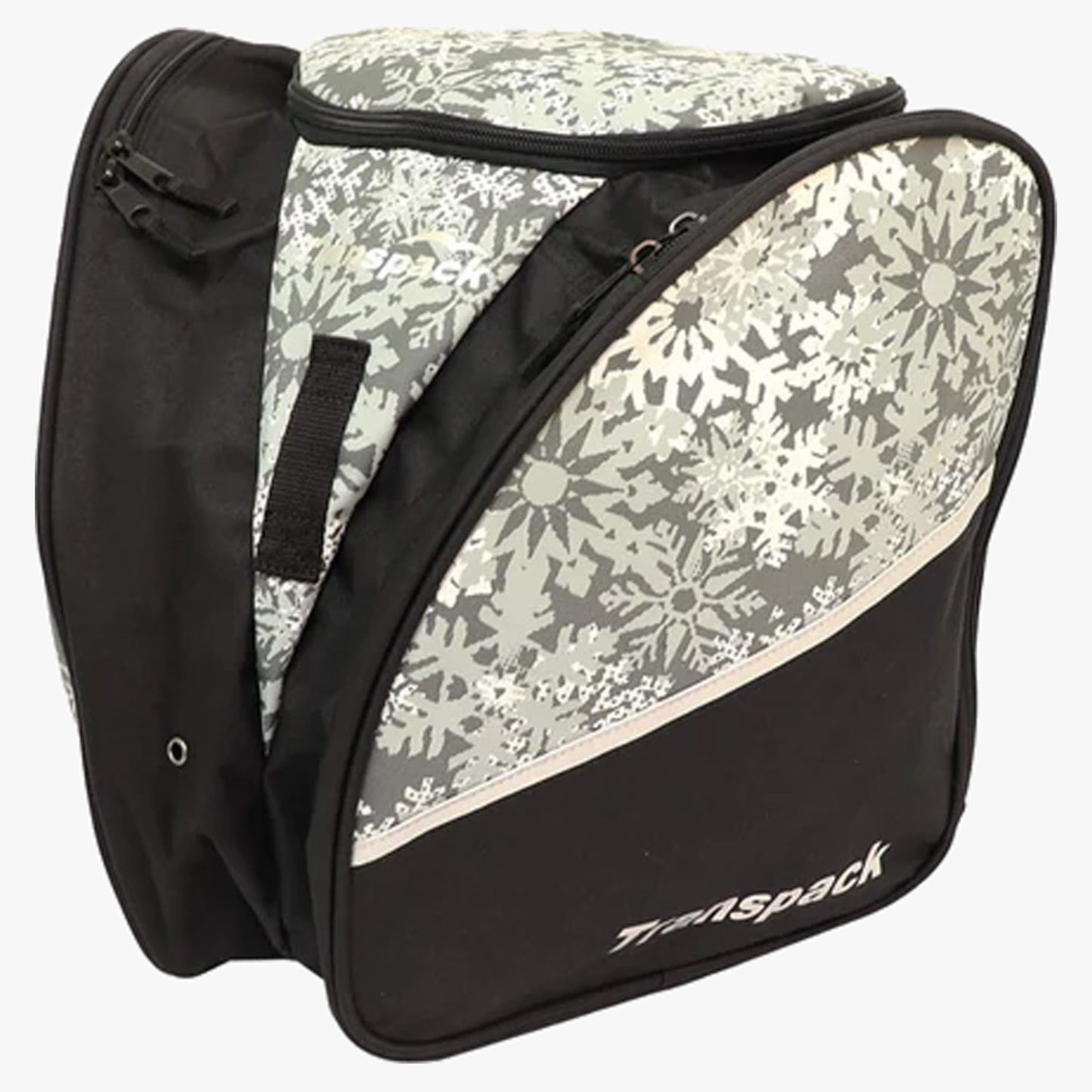 Transpack Edge Junior Prints Boot Bag - White snowflake