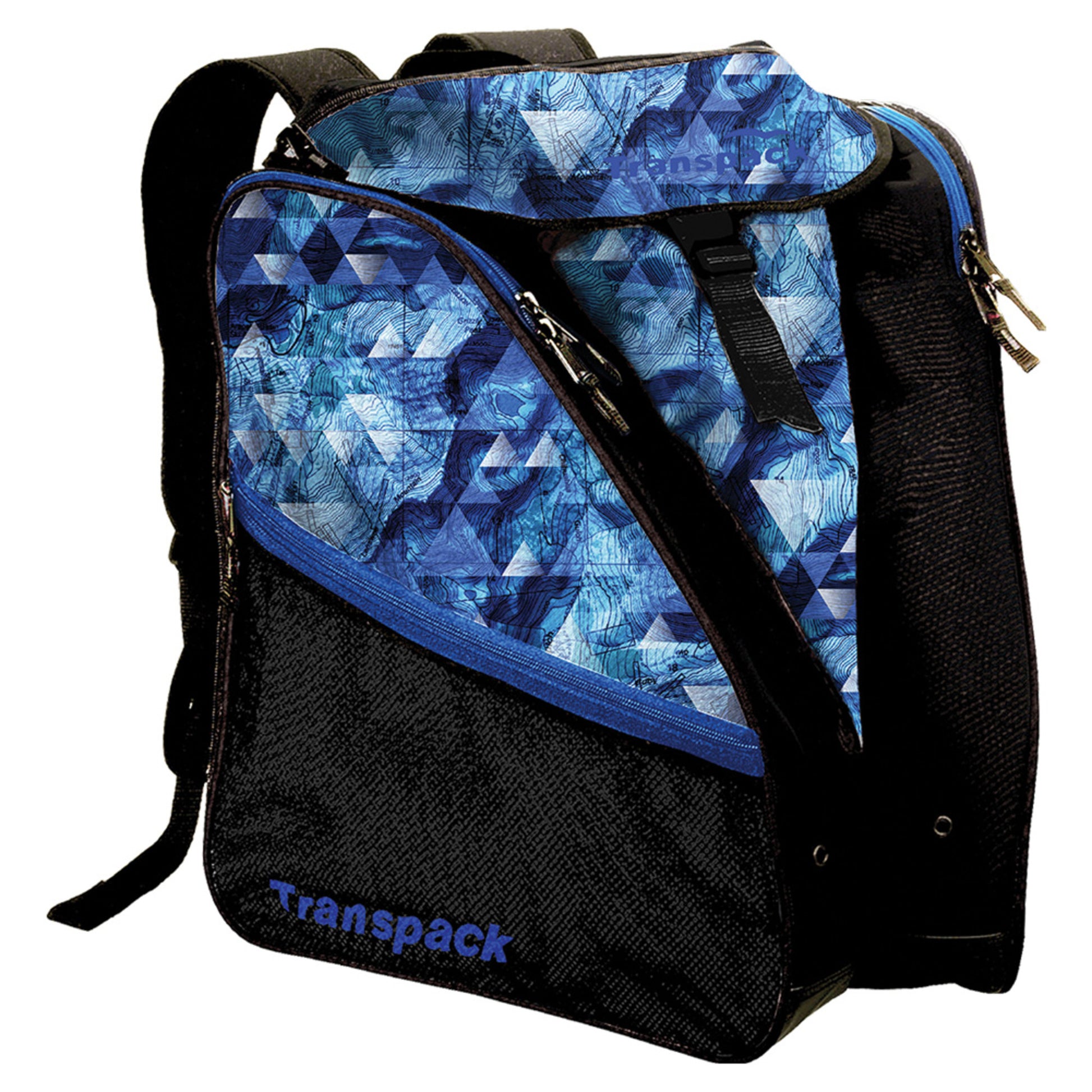 Transpack XT1 Print Boot Bag - BLUE TOPO