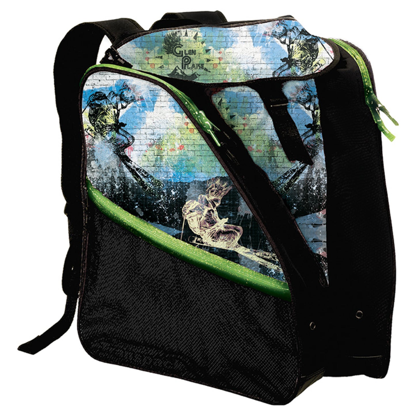 Transpack XT1 Print Boot Bag - GLEN PLAKE LIME