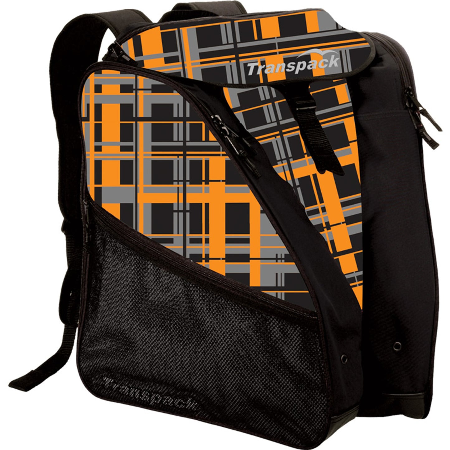 Transpack XT1 Print Boot Bag - ORANGE PLAID