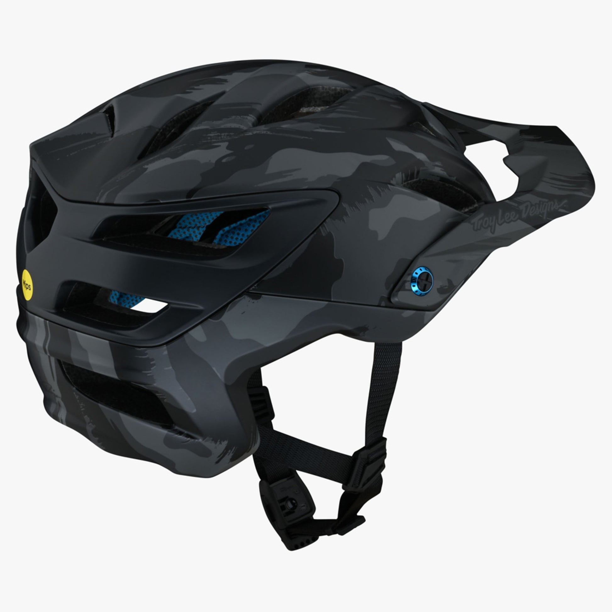 Troy Lee Designs A3 MIPS Helmet - Brushed Camo Blue - XL XXL