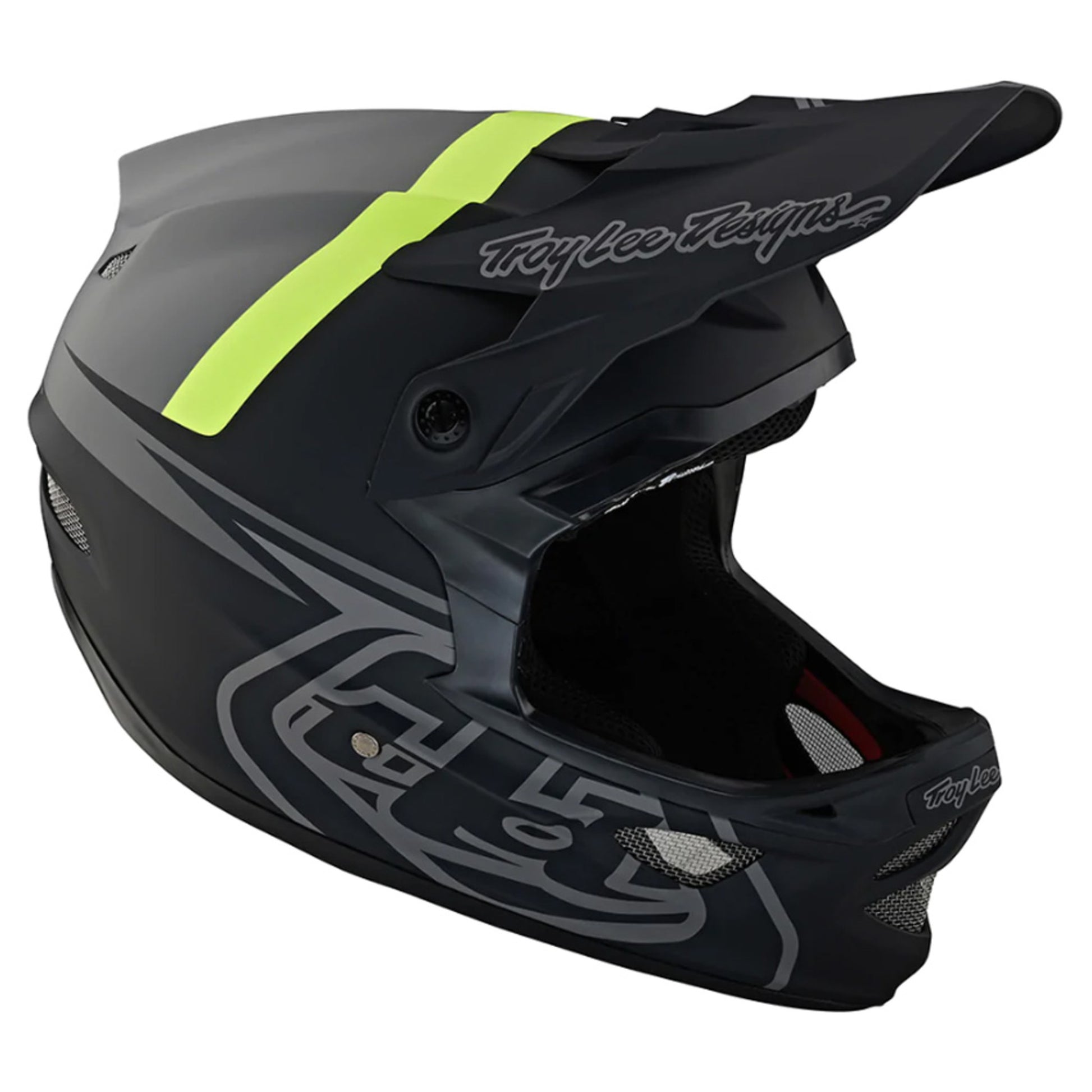 Troy Lee Designs D3 Fiberlite Bike Helmet - SLANT GRAY - XL